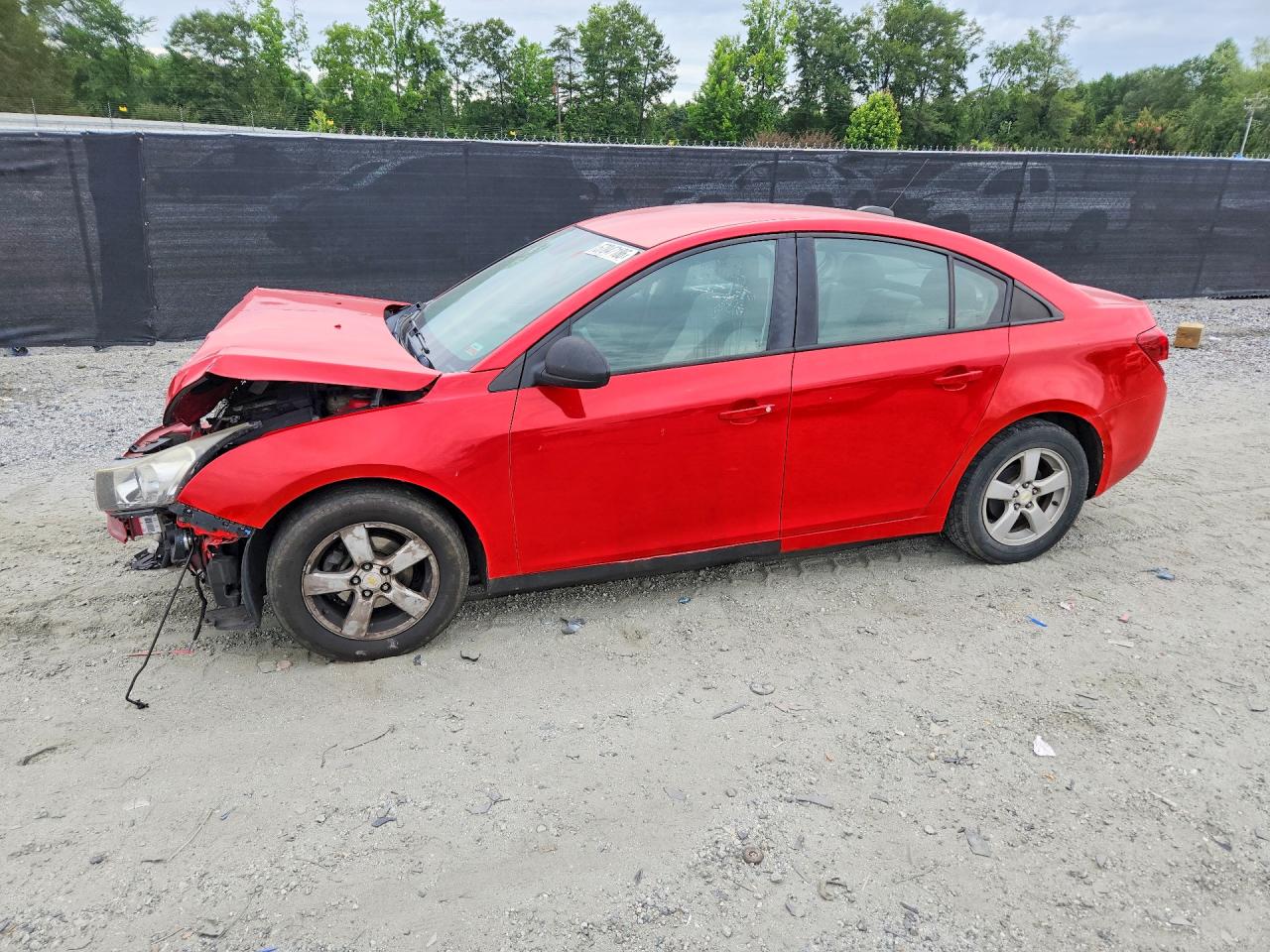2015 Chevrolet Cruze Ls Red vin: 1G1PA5SG9F7182969