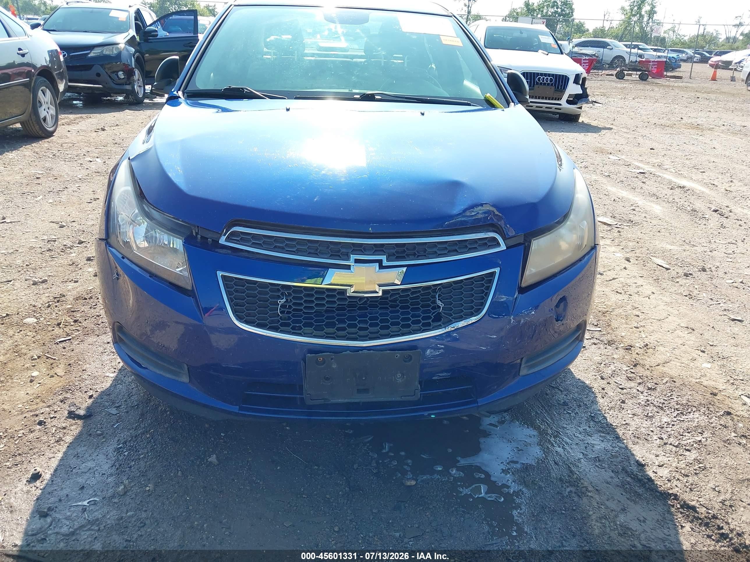 2013 Chevrolet Cruze Ls Auto Blue vin: 1G1PA5SH0D7157092