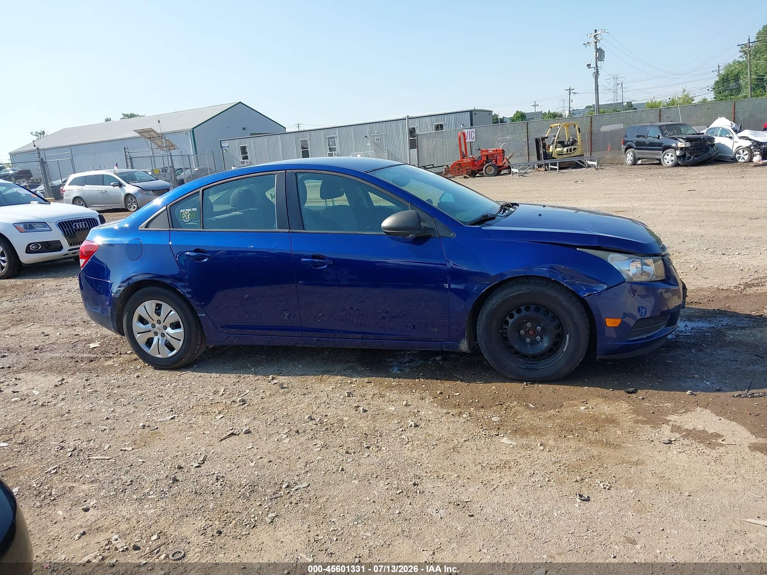 2013 Chevrolet Cruze Ls Auto Blue vin: 1G1PA5SH0D7157092