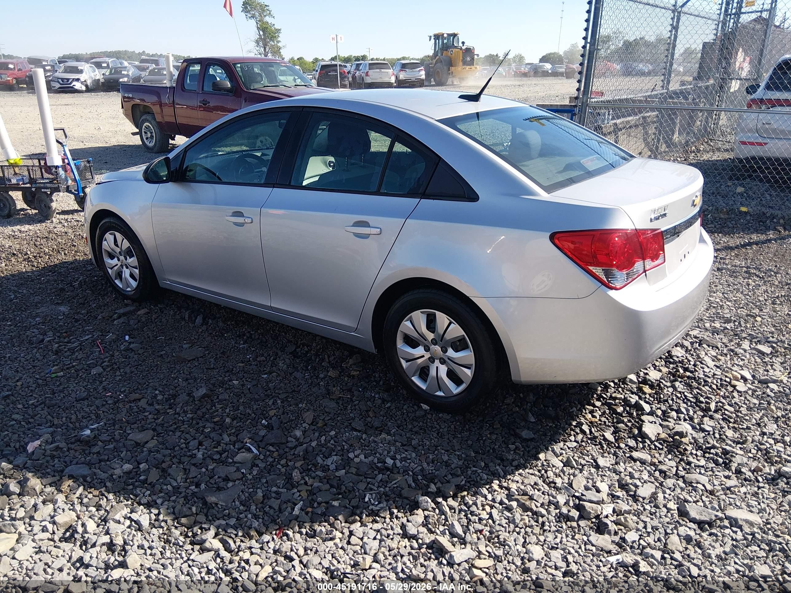 2013 Chevrolet Cruze Ls Auto Silver vin: 1G1PA5SH0D7192571