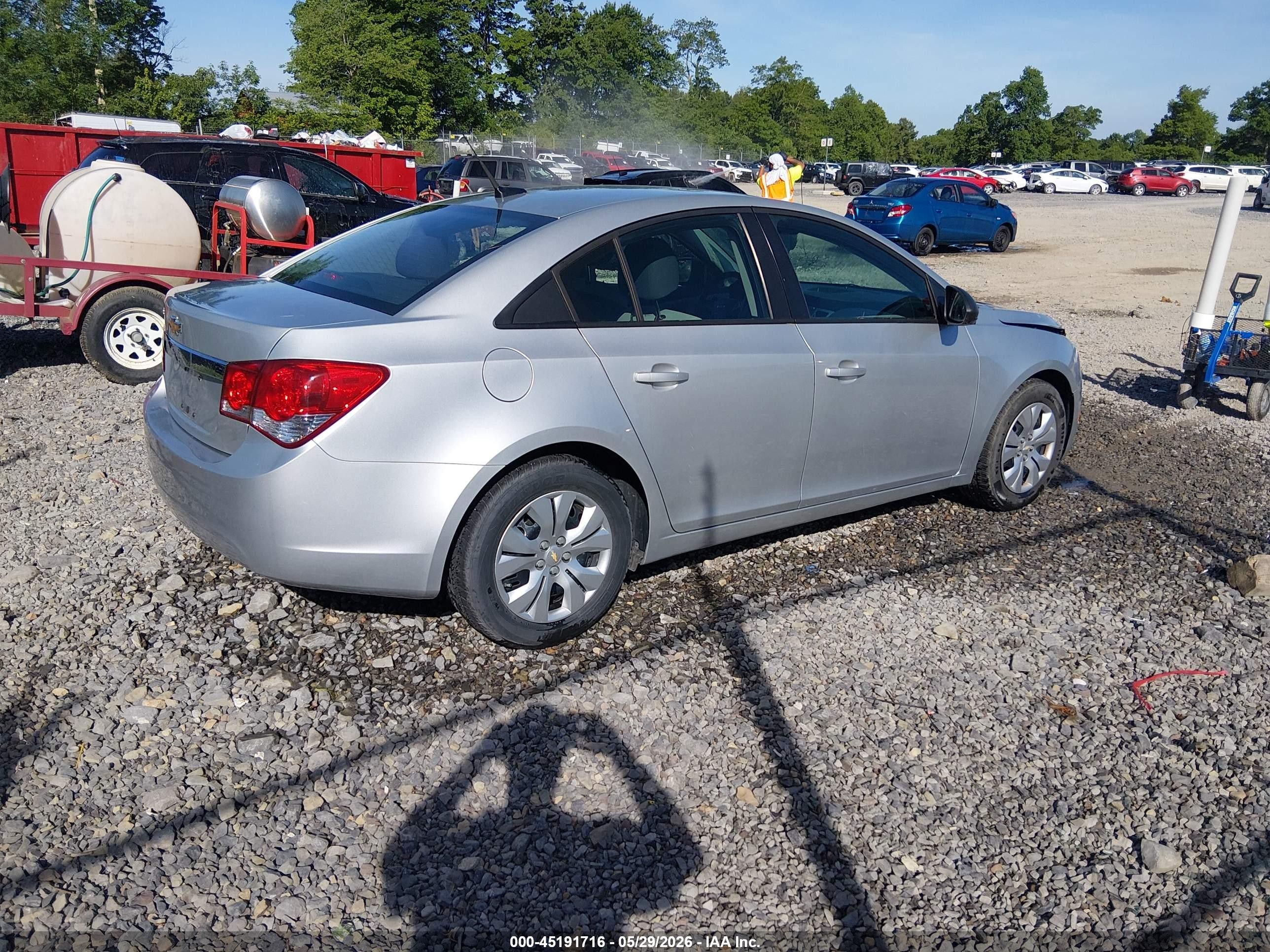 2013 Chevrolet Cruze Ls Auto Silver vin: 1G1PA5SH0D7192571