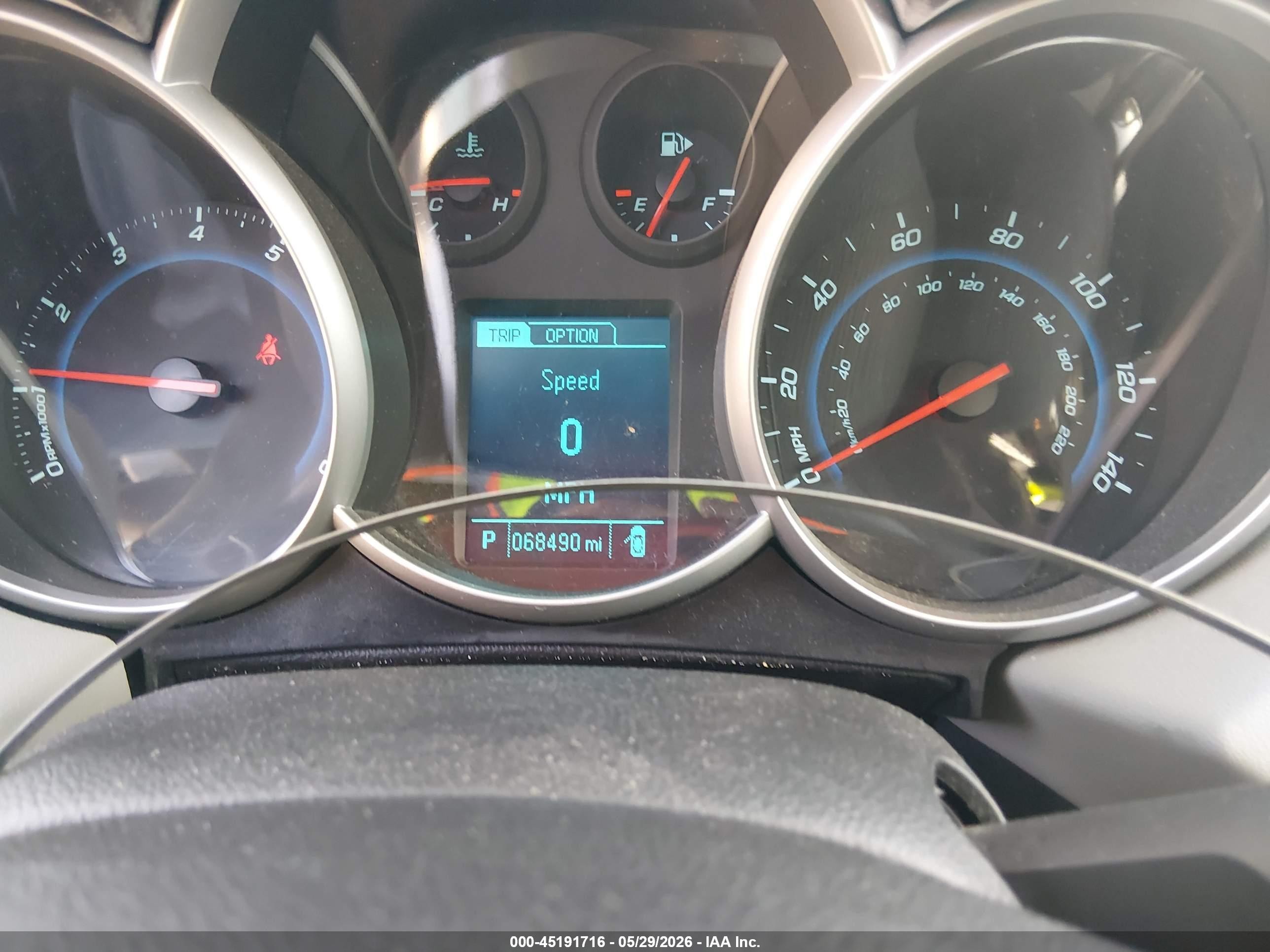 2013 Chevrolet Cruze Ls Auto Silver vin: 1G1PA5SH0D7192571