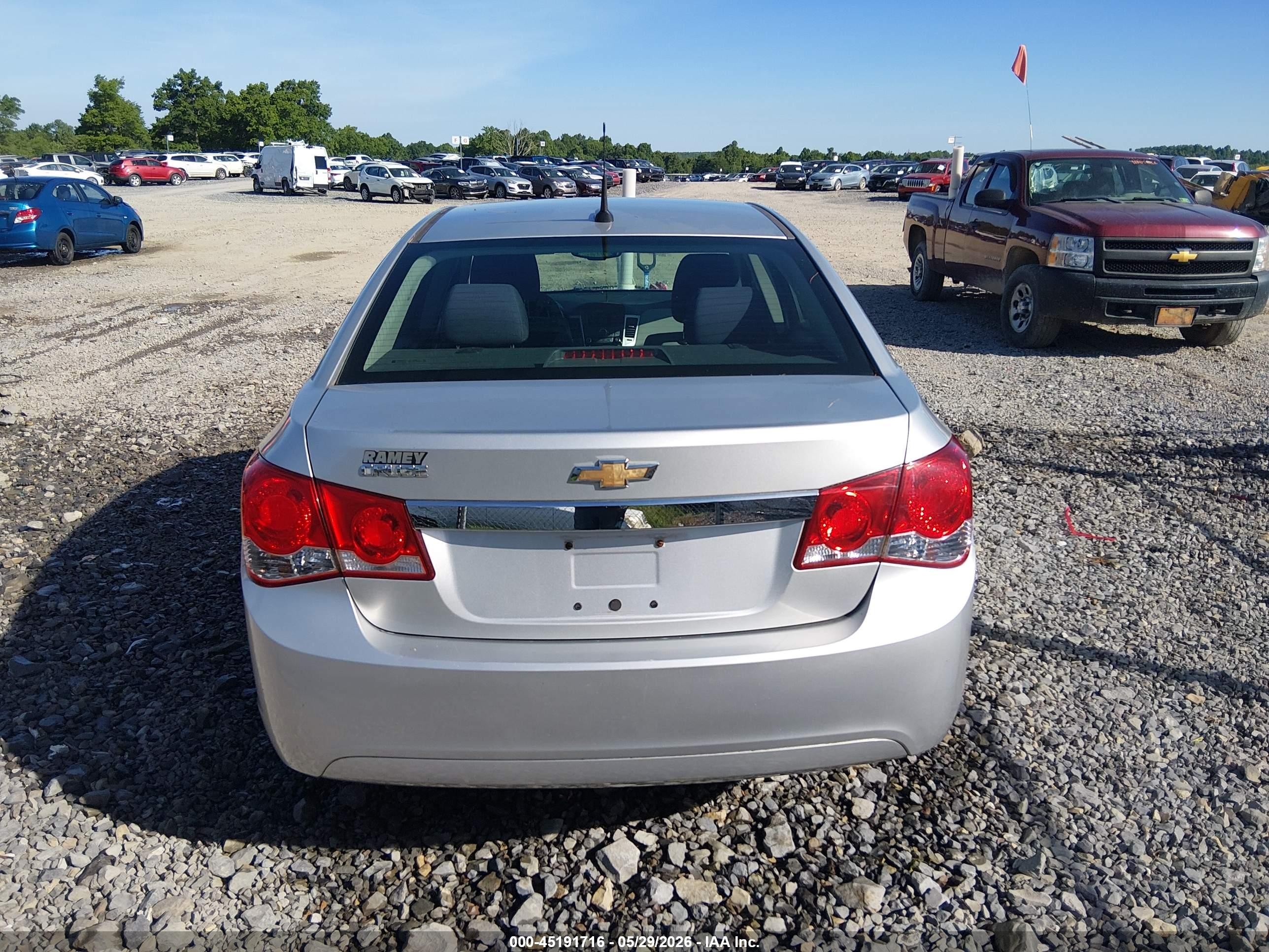 2013 Chevrolet Cruze Ls Auto Silver vin: 1G1PA5SH0D7192571