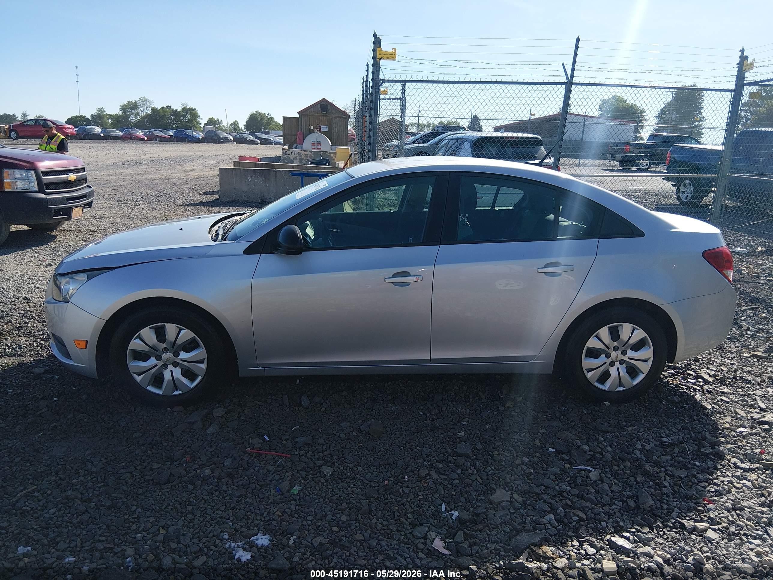 2013 Chevrolet Cruze Ls Auto Silver vin: 1G1PA5SH0D7192571