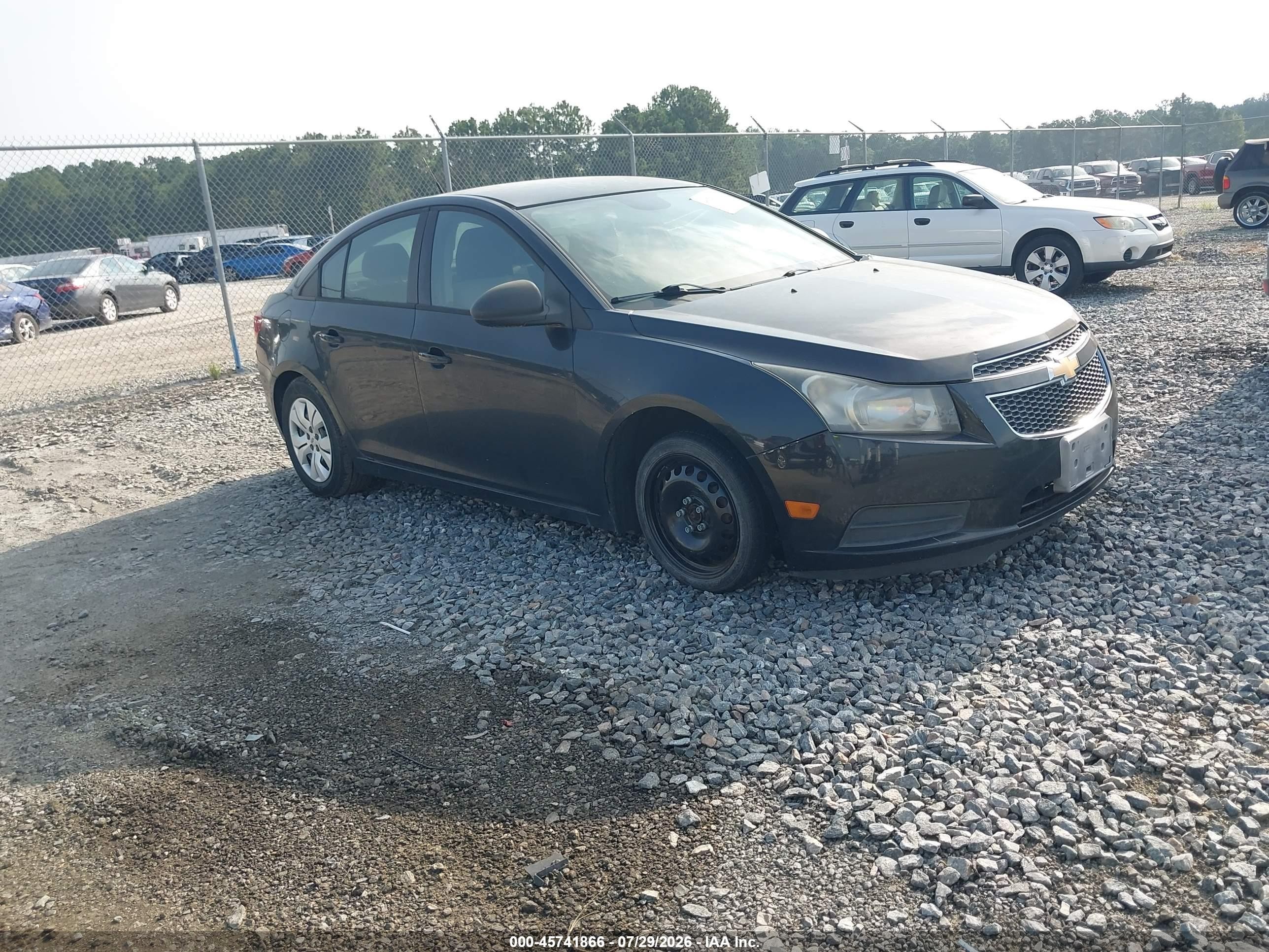 2013 Chevrolet Cruze Ls Auto Black vin: 1G1PA5SH0D7238450