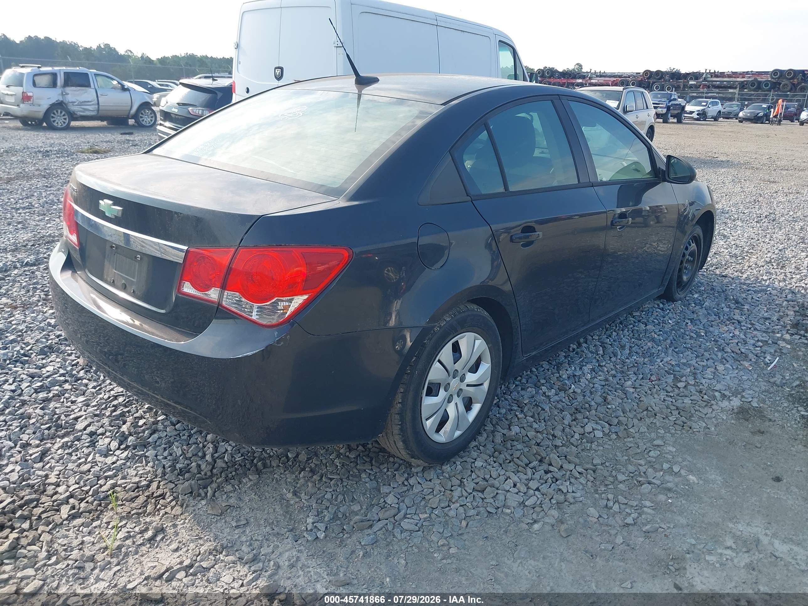 2013 Chevrolet Cruze Ls Auto Black vin: 1G1PA5SH0D7238450