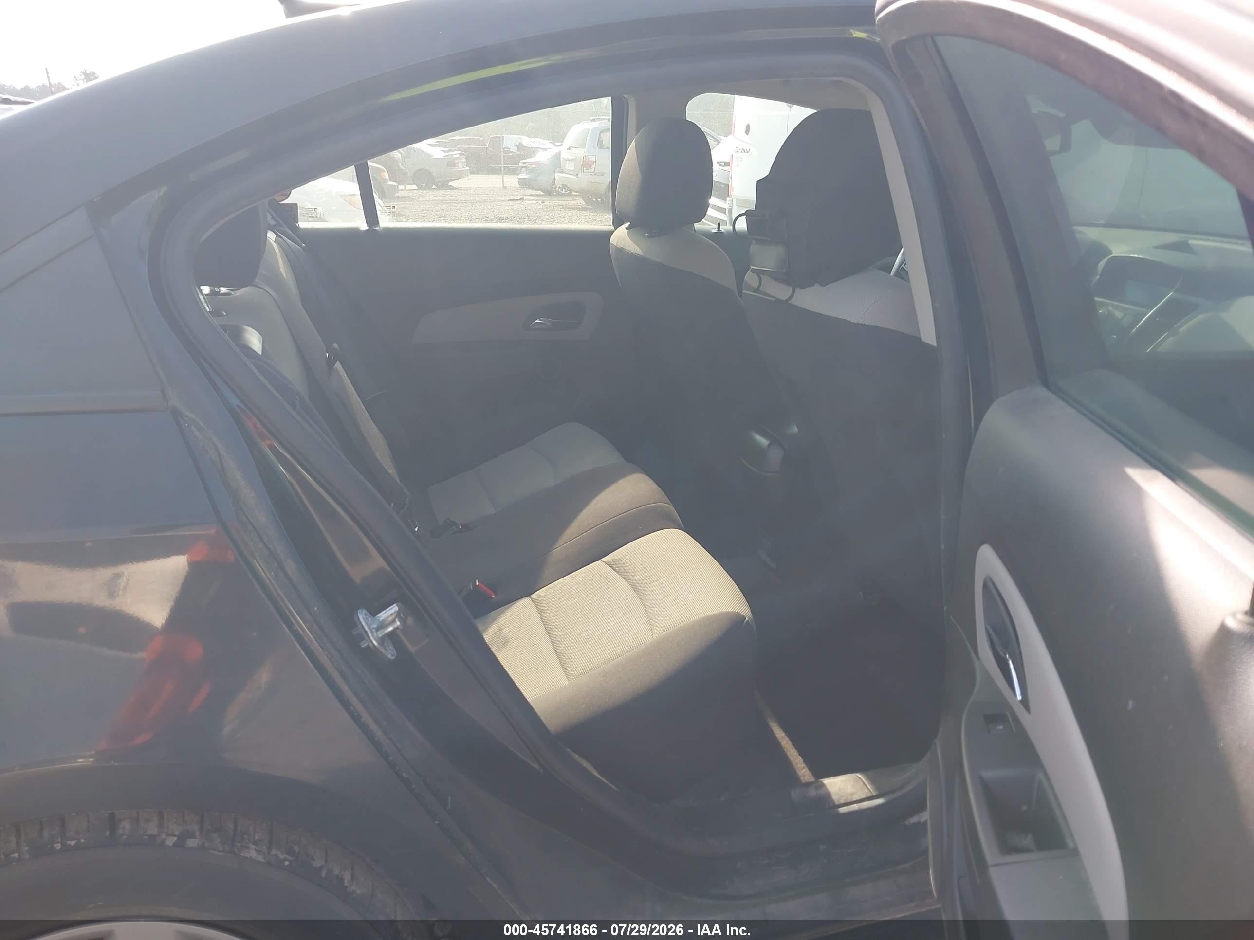 2013 Chevrolet Cruze Ls Auto Black vin: 1G1PA5SH0D7238450