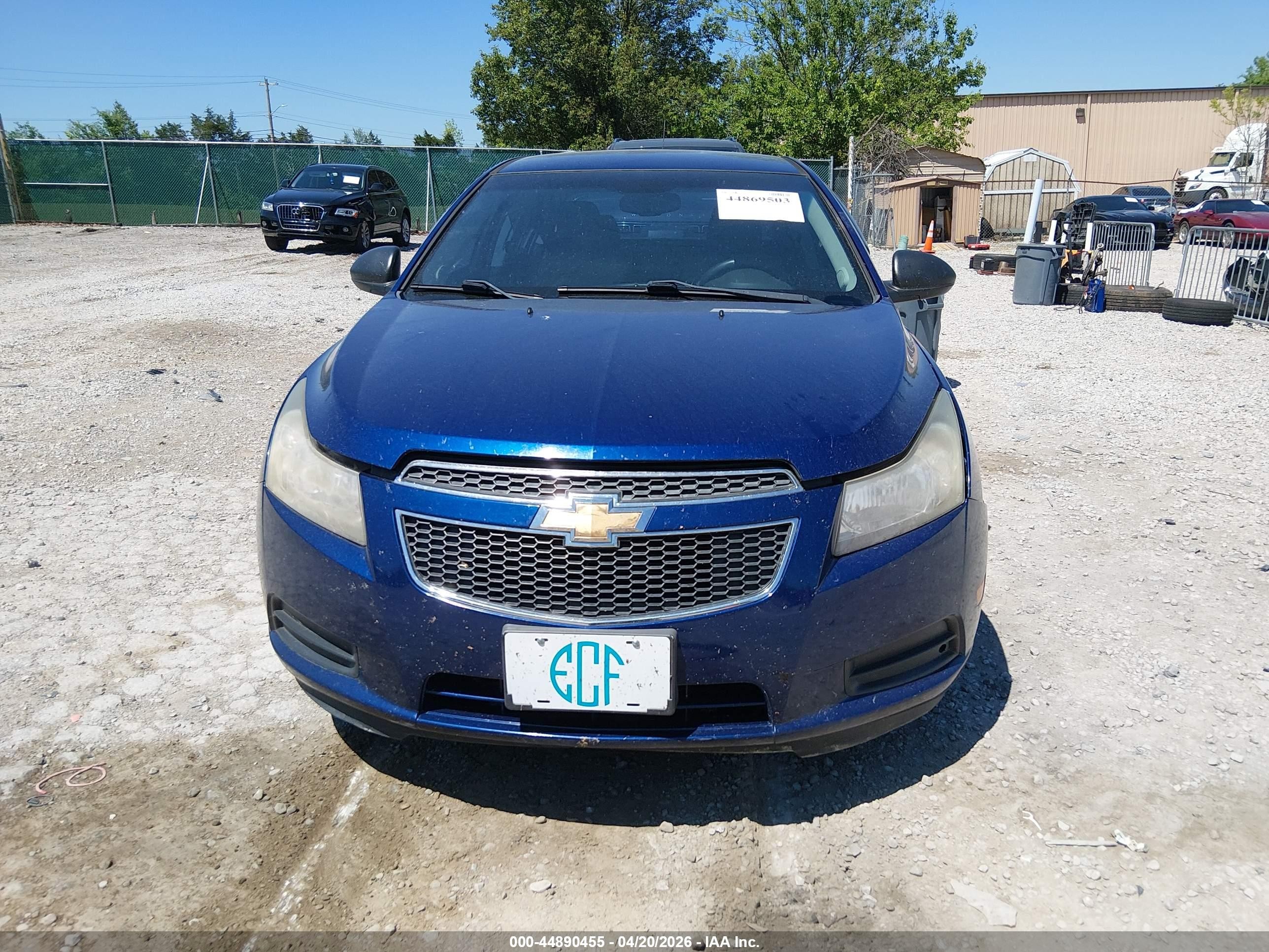 2013 Chevrolet Cruze Ls Auto Blue vin: 1G1PA5SH0D7250677