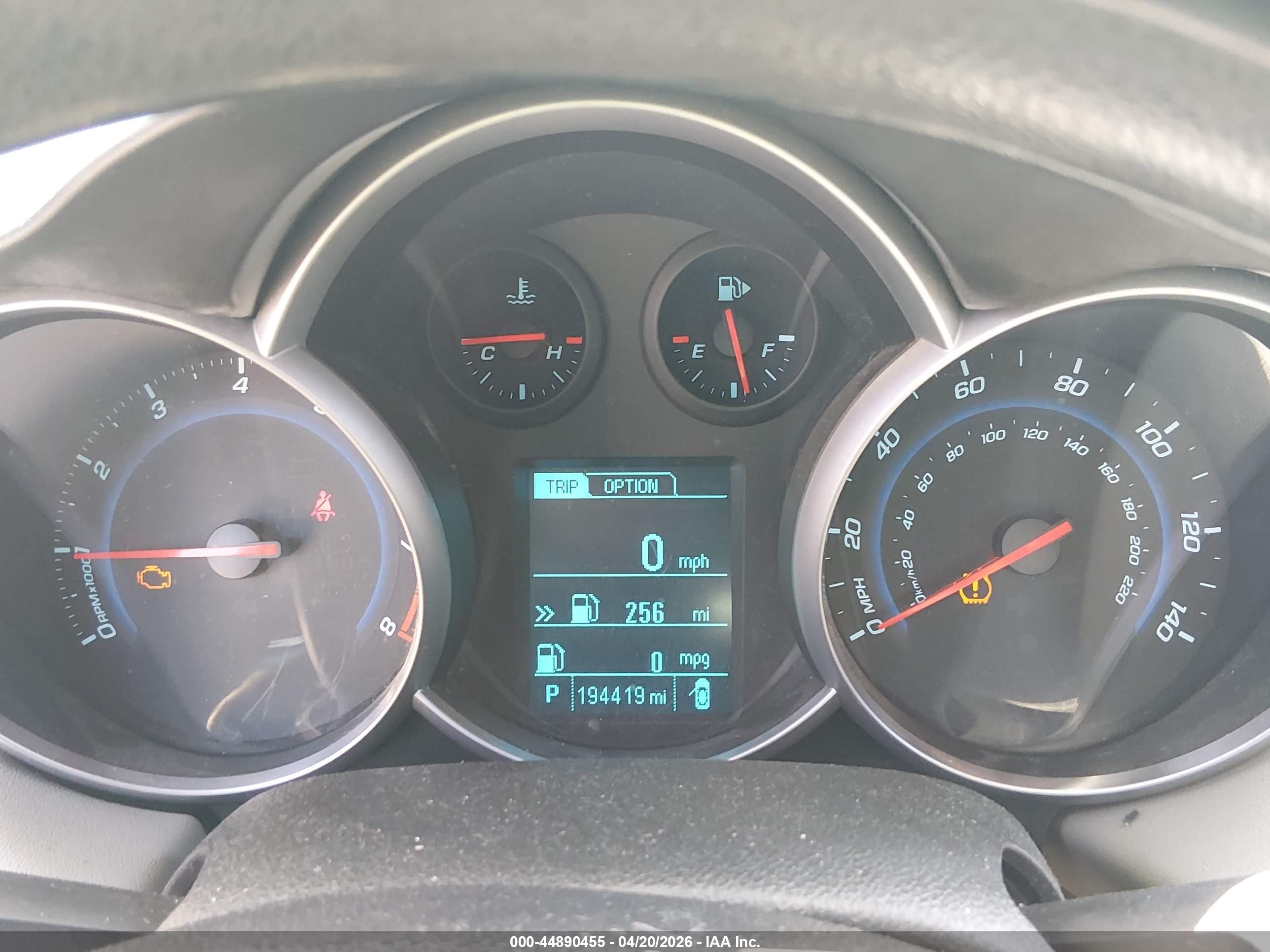 2013 Chevrolet Cruze Ls Auto Blue vin: 1G1PA5SH0D7250677