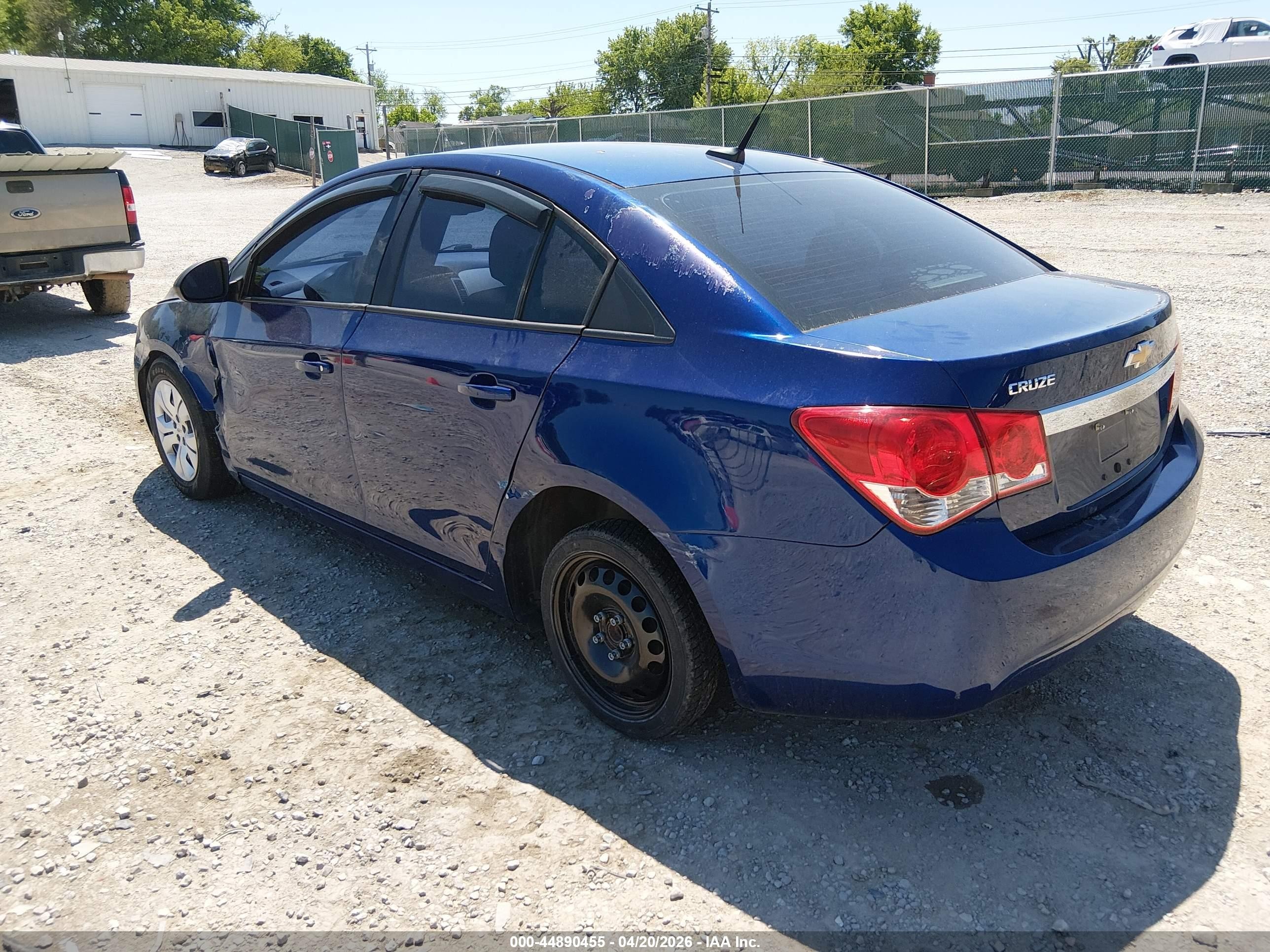 2013 Chevrolet Cruze Ls Auto Blue vin: 1G1PA5SH0D7250677