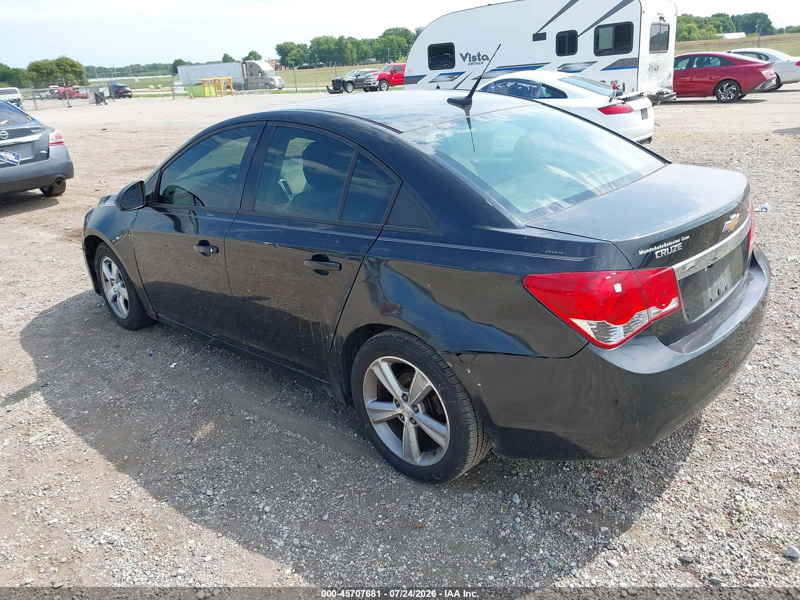 2013 Chevrolet Cruze Ls Auto Черный vin: 1G1PA5SH0D7308030