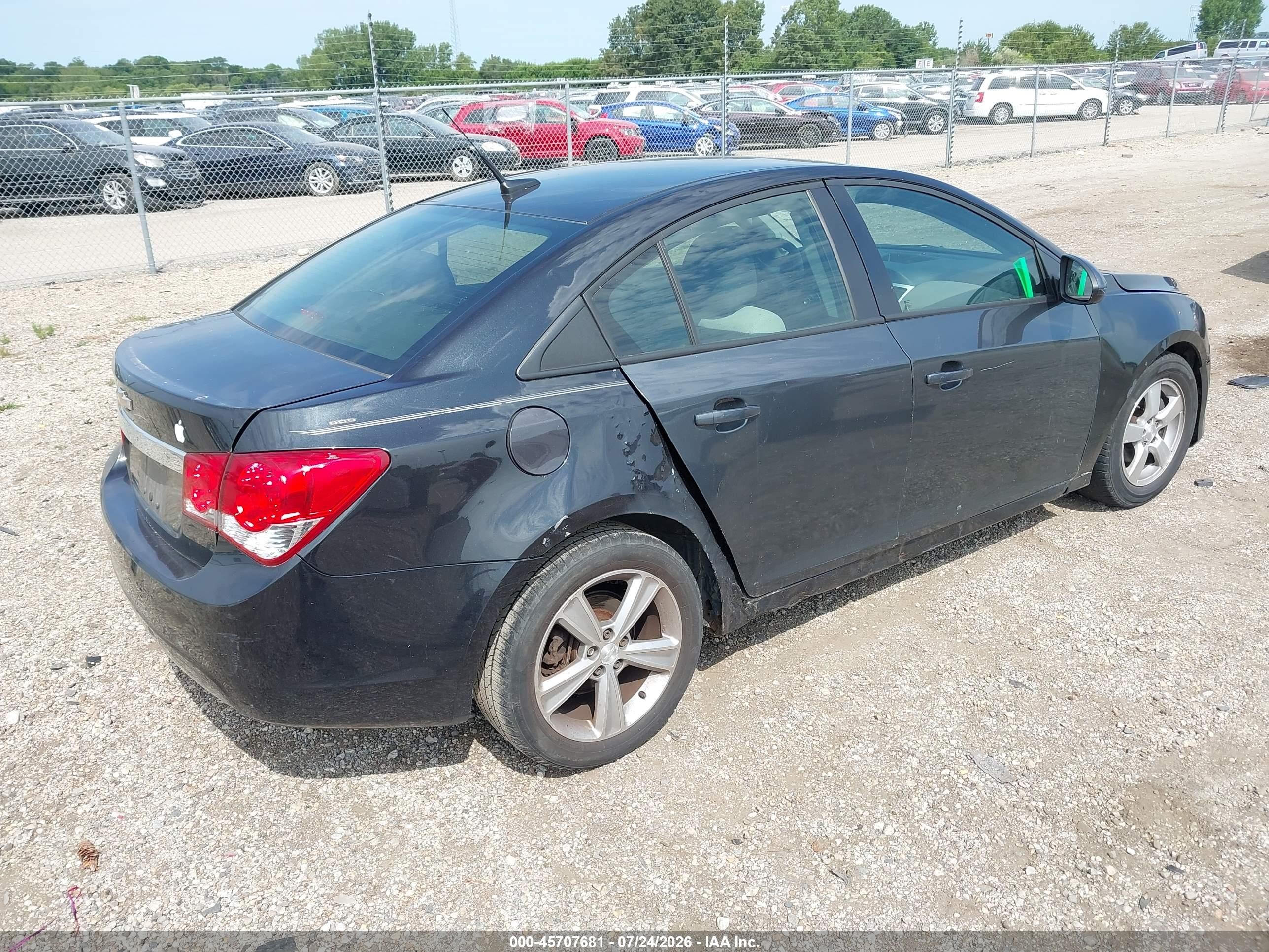 2013 Chevrolet Cruze Ls Auto Черный vin: 1G1PA5SH0D7308030