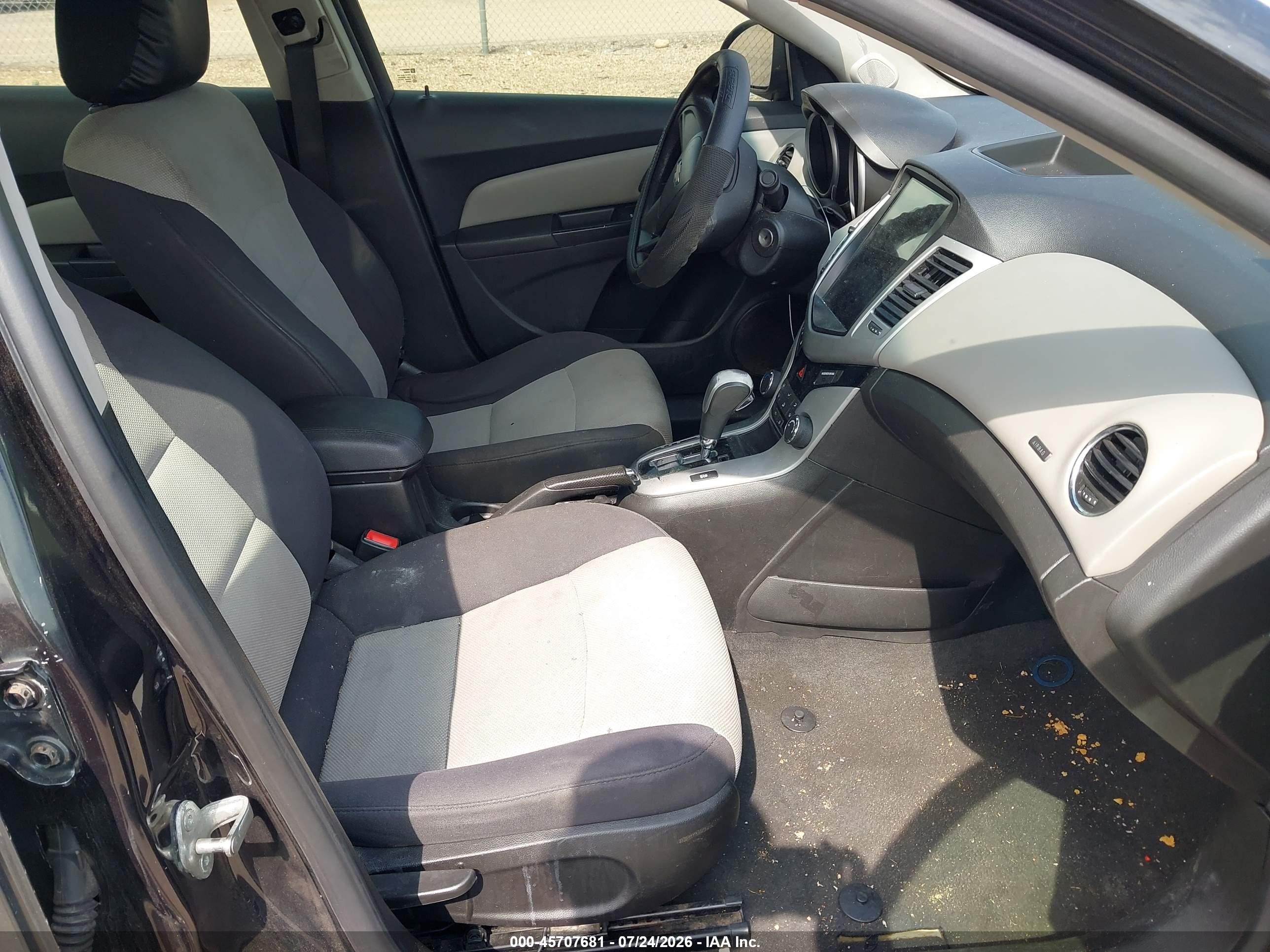 2013 Chevrolet Cruze Ls Auto Черный vin: 1G1PA5SH0D7308030
