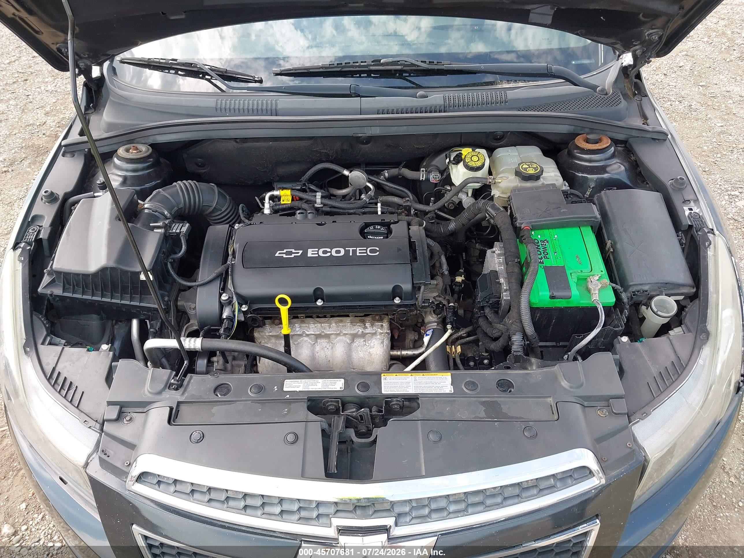 2013 Chevrolet Cruze Ls Auto Черный vin: 1G1PA5SH0D7308030