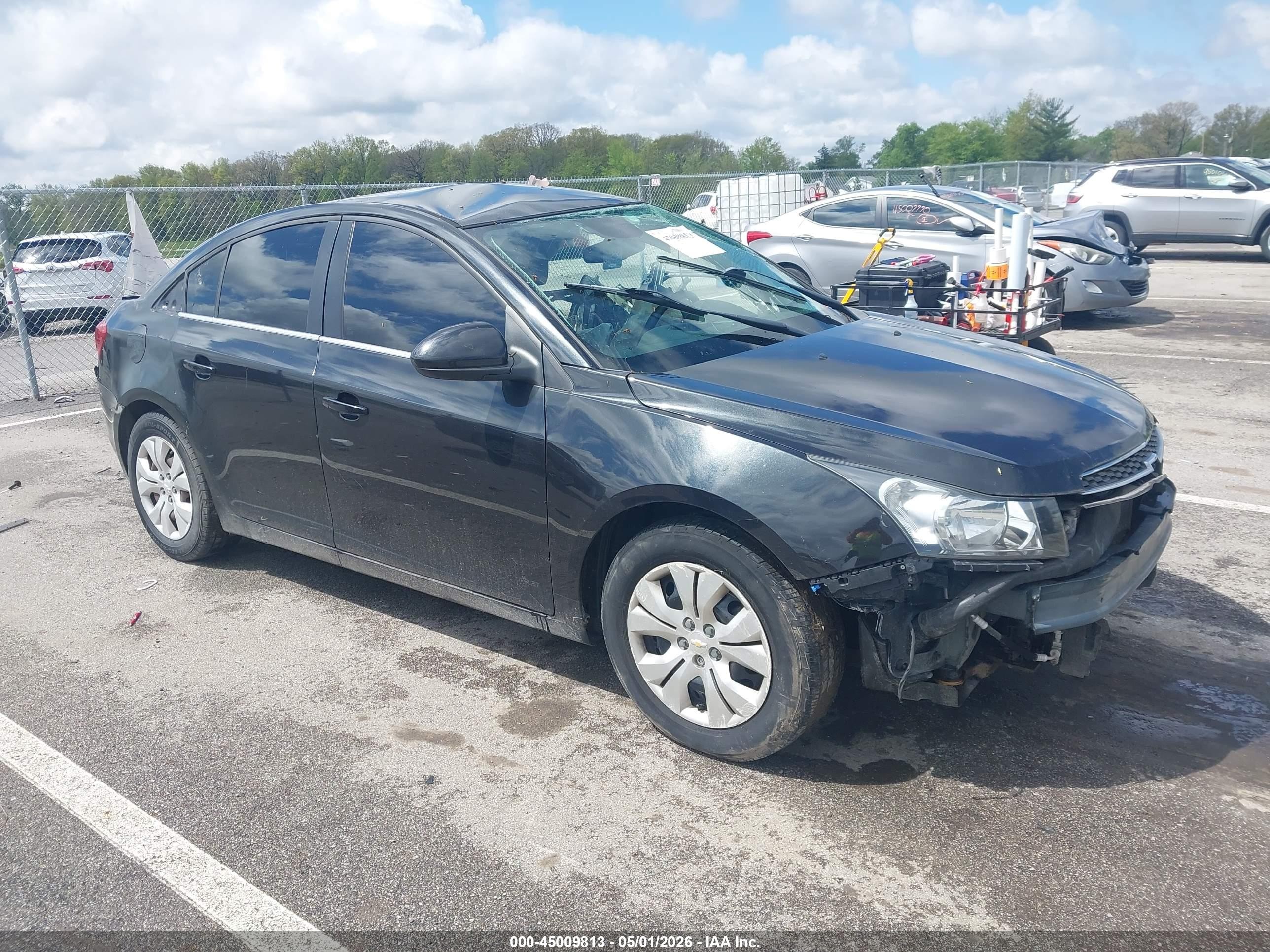2014 Chevrolet Cruze Ls Auto Black vin: 1G1PA5SH0E7118987