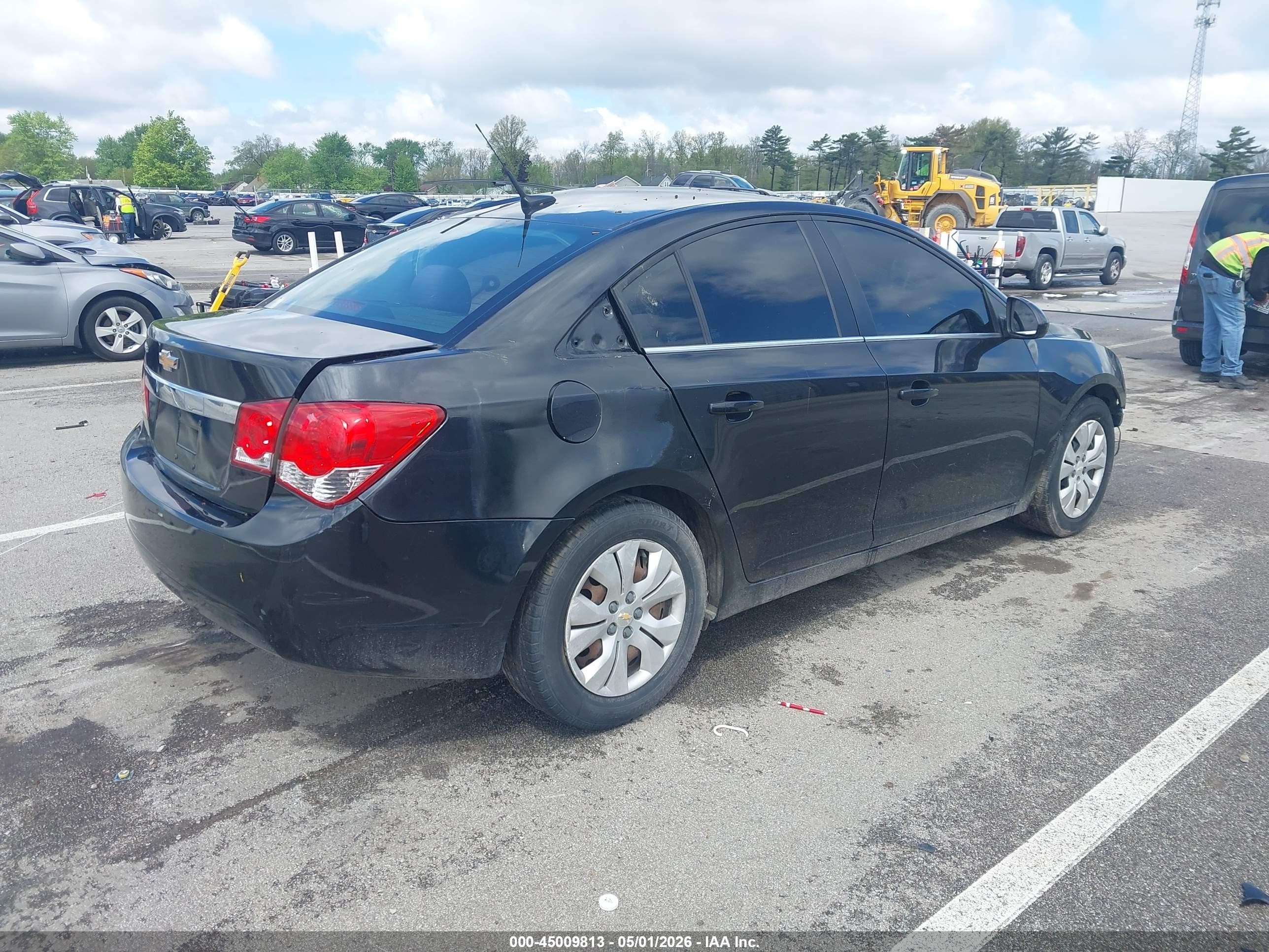 2014 Chevrolet Cruze Ls Auto Black vin: 1G1PA5SH0E7118987