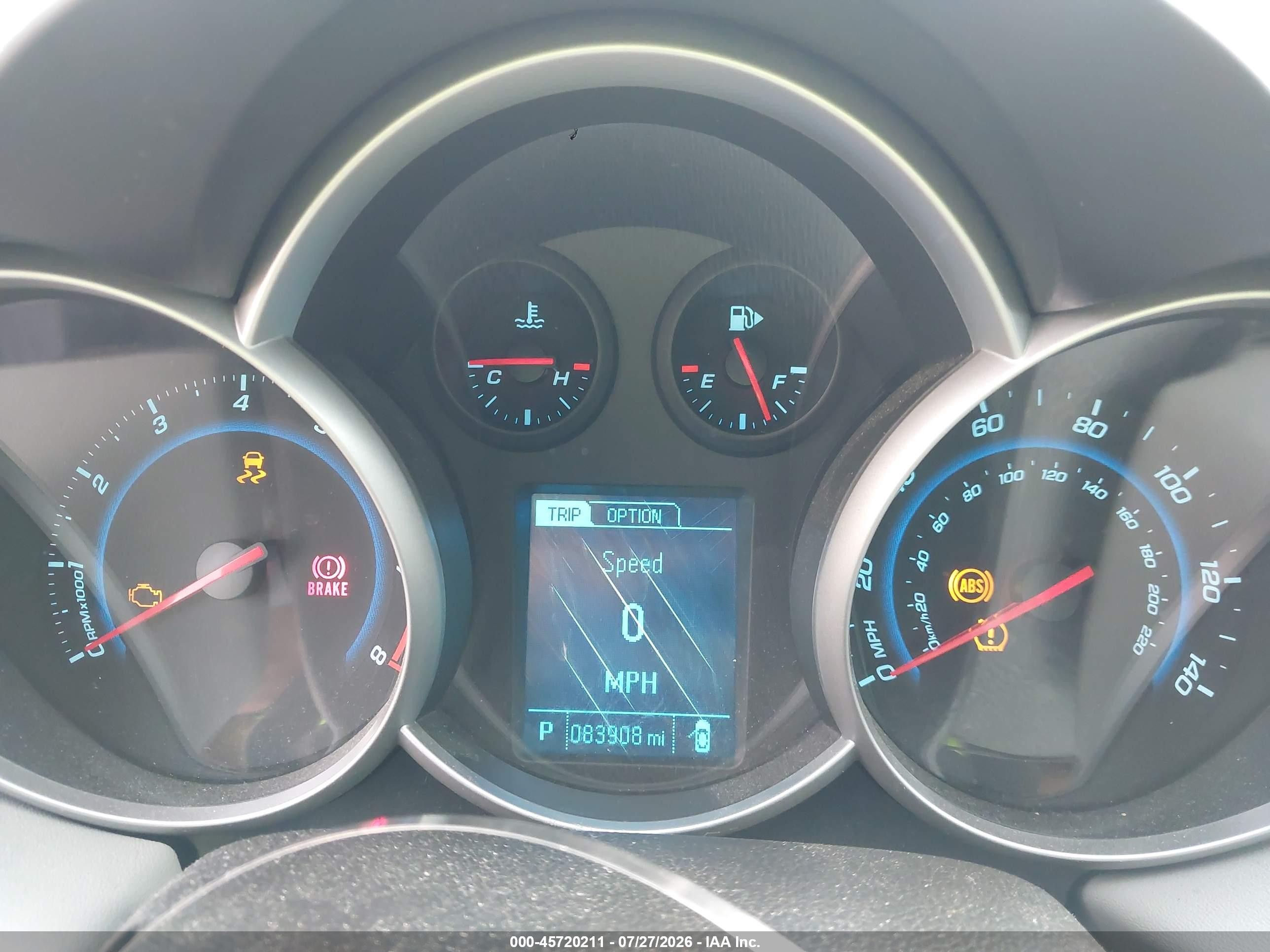 2014 Chevrolet Cruze Ls Auto Dark Blue vin: 1G1PA5SH0E7227806