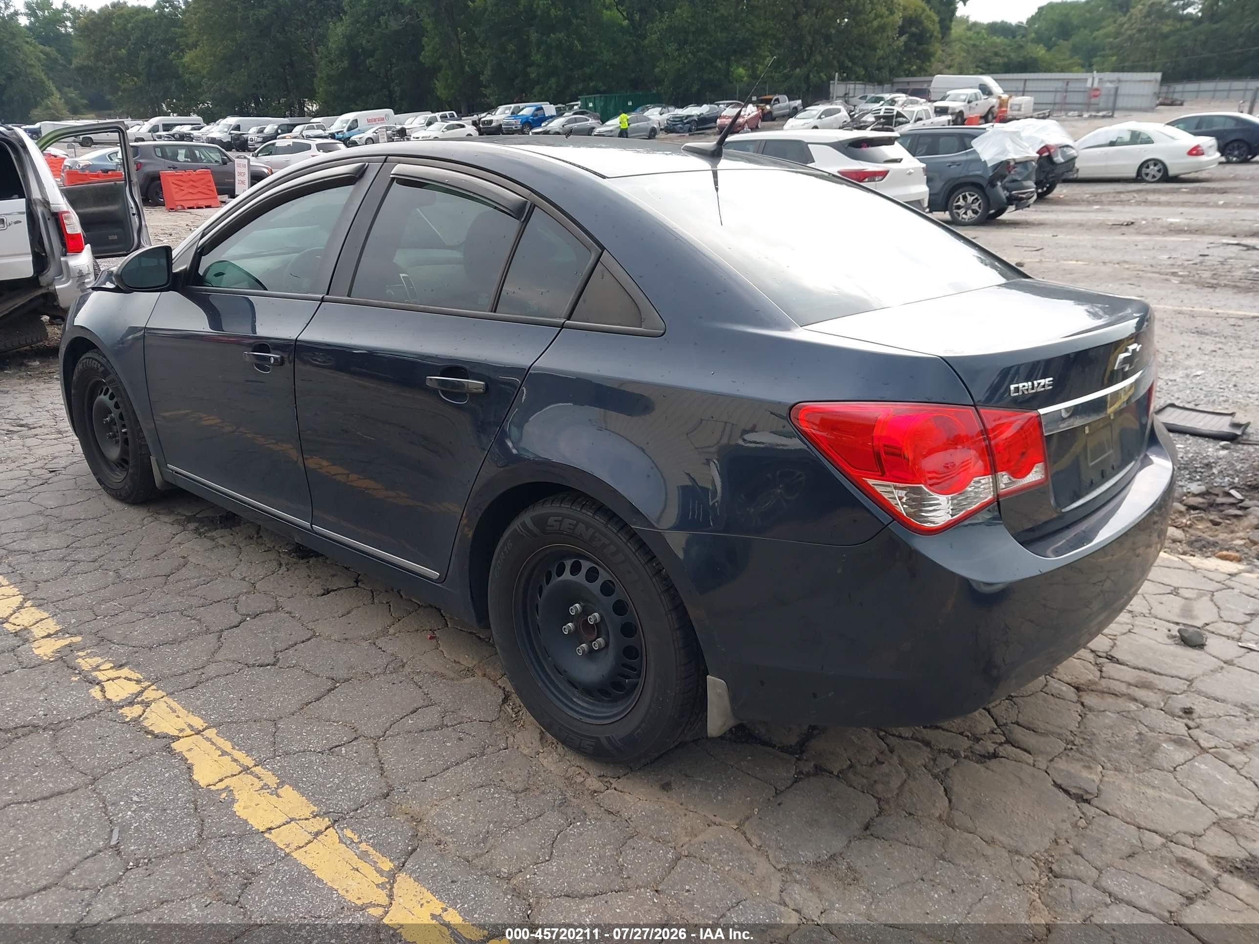 2014 Chevrolet Cruze Ls Auto Dark Blue vin: 1G1PA5SH0E7227806