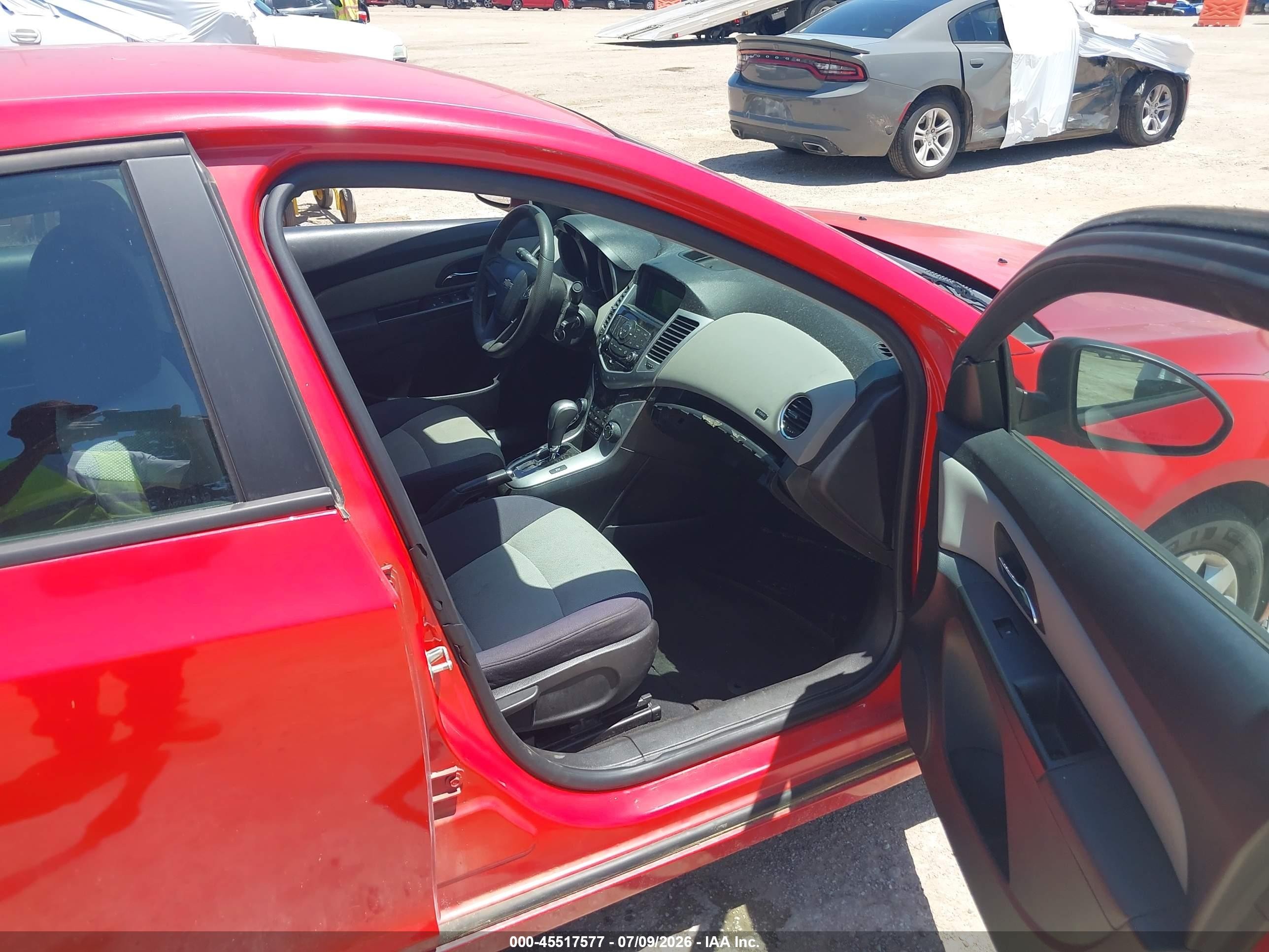 2014 Chevrolet Cruze Ls Auto Red vin: 1G1PA5SH0E7229166