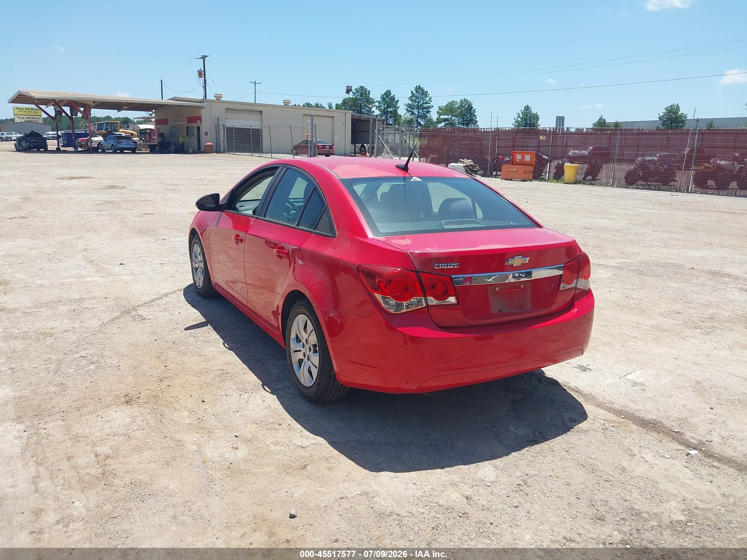 2014 Chevrolet Cruze Ls Auto Red vin: 1G1PA5SH0E7229166