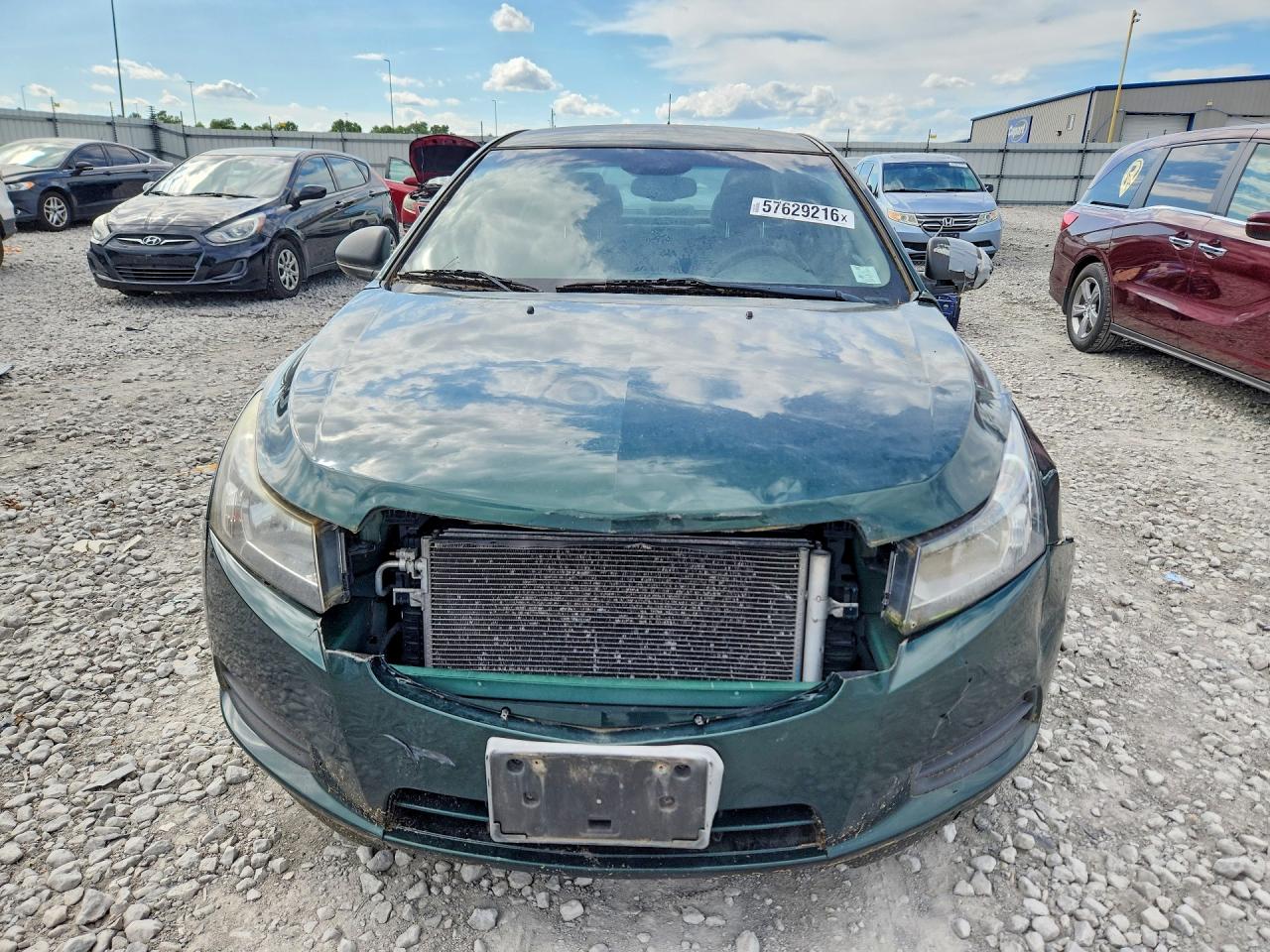 2014 Chevrolet Cruze Ls Green vin: 1G1PA5SH0E7253774