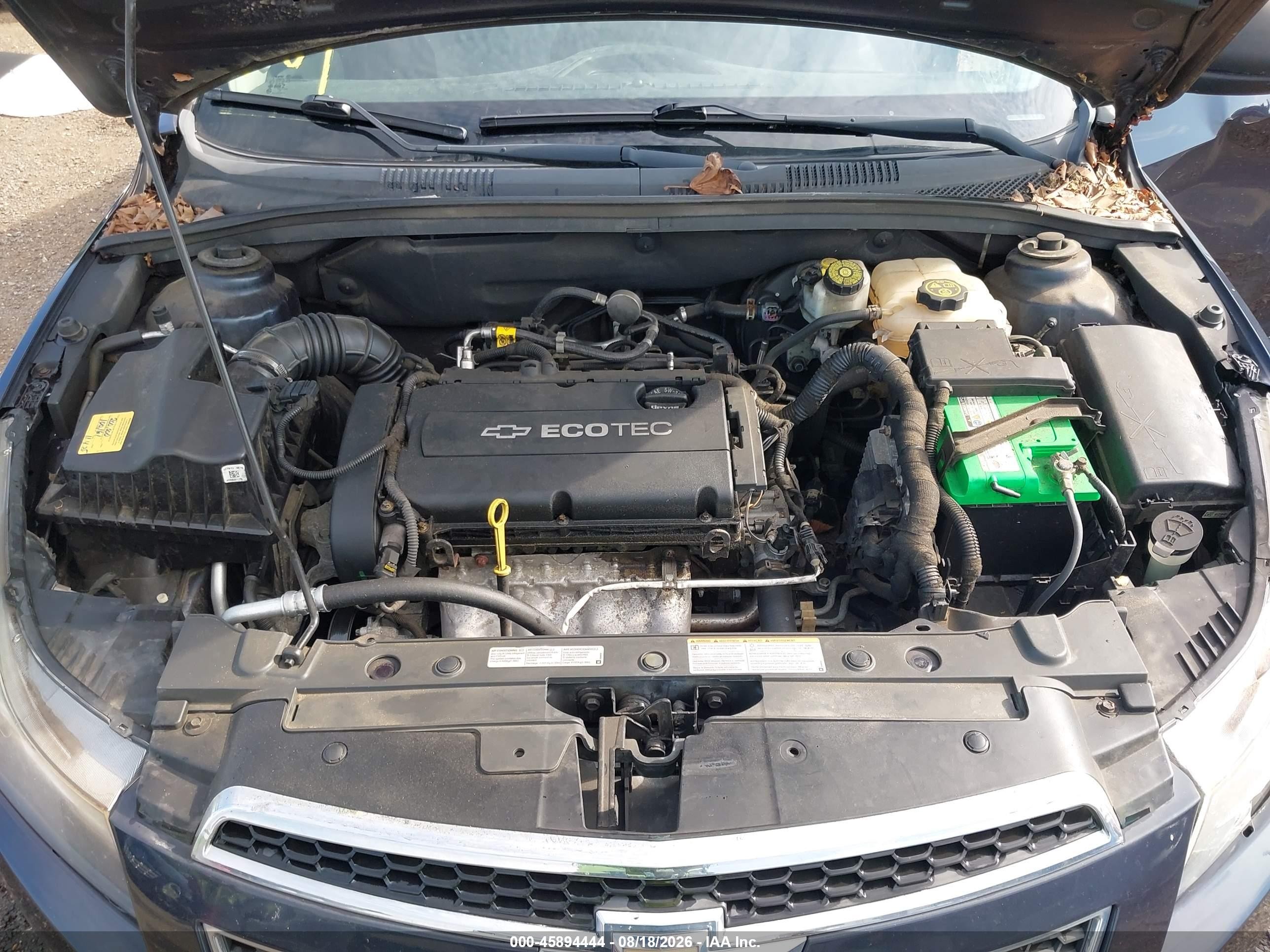 2014 Chevrolet Cruze Ls Auto Синий vin: 1G1PA5SH0E7270185