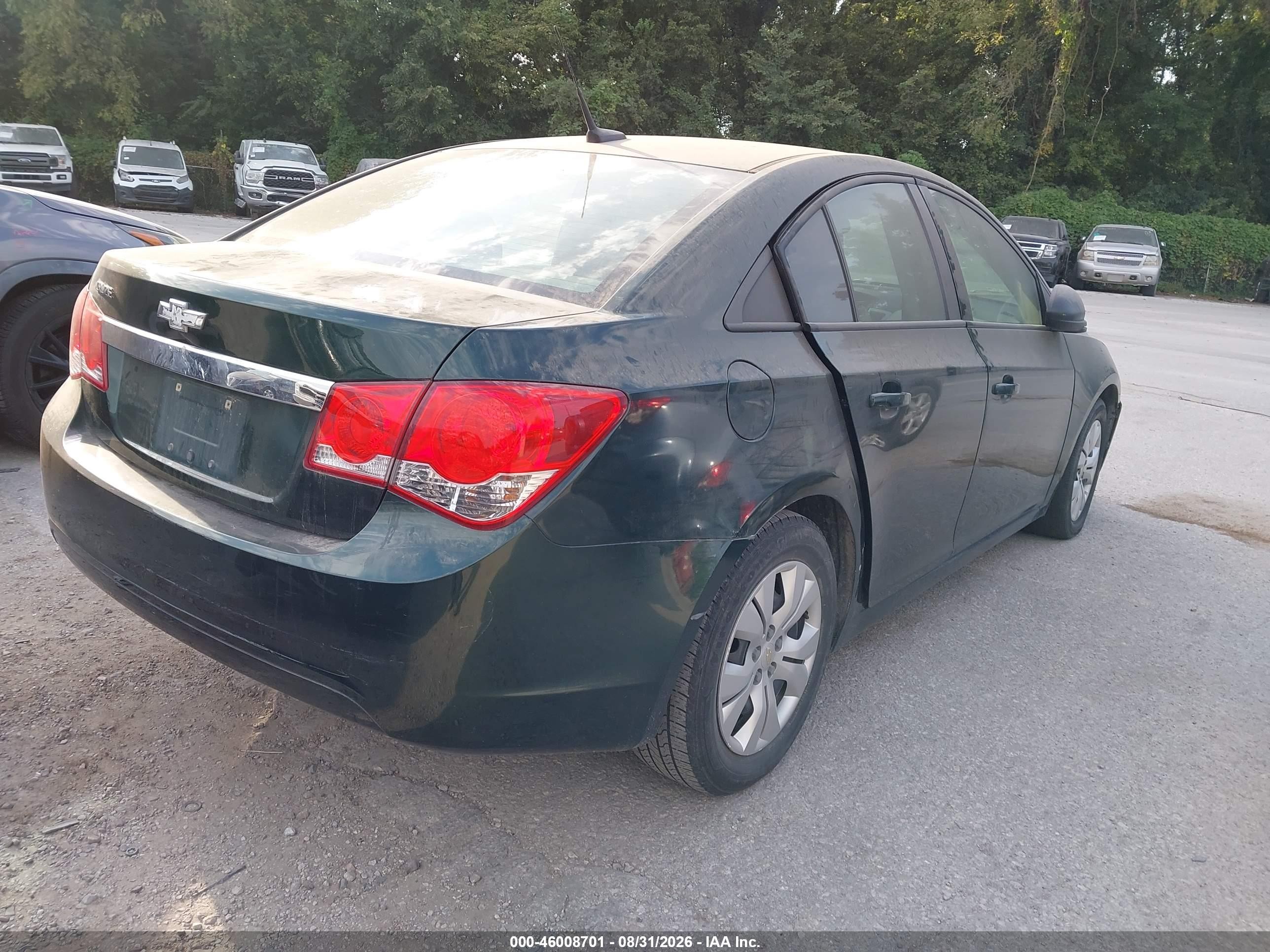 2014 Chevrolet Cruze Ls Auto Зеленый vin: 1G1PA5SH0E7346584
