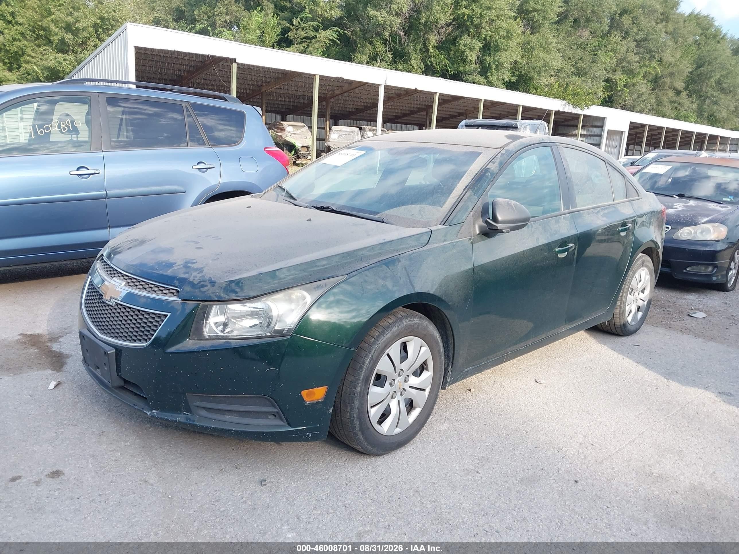 2014 Chevrolet Cruze Ls Auto Зеленый vin: 1G1PA5SH0E7346584