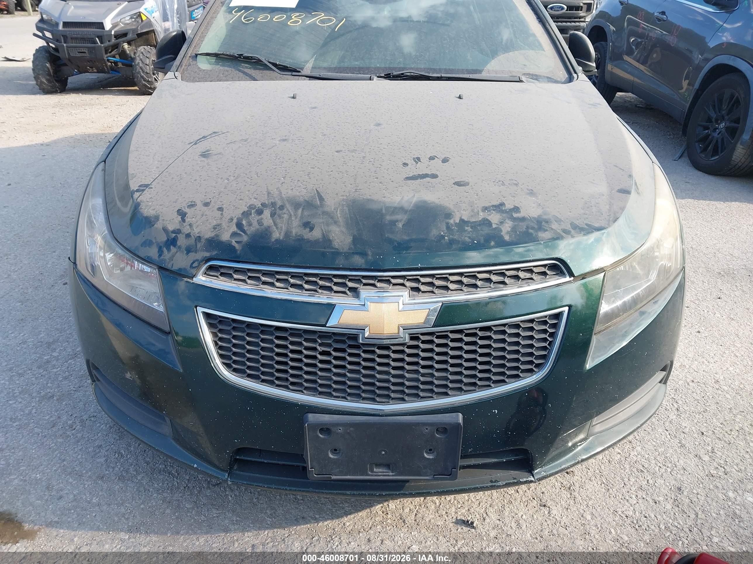 2014 Chevrolet Cruze Ls Auto Зеленый vin: 1G1PA5SH0E7346584