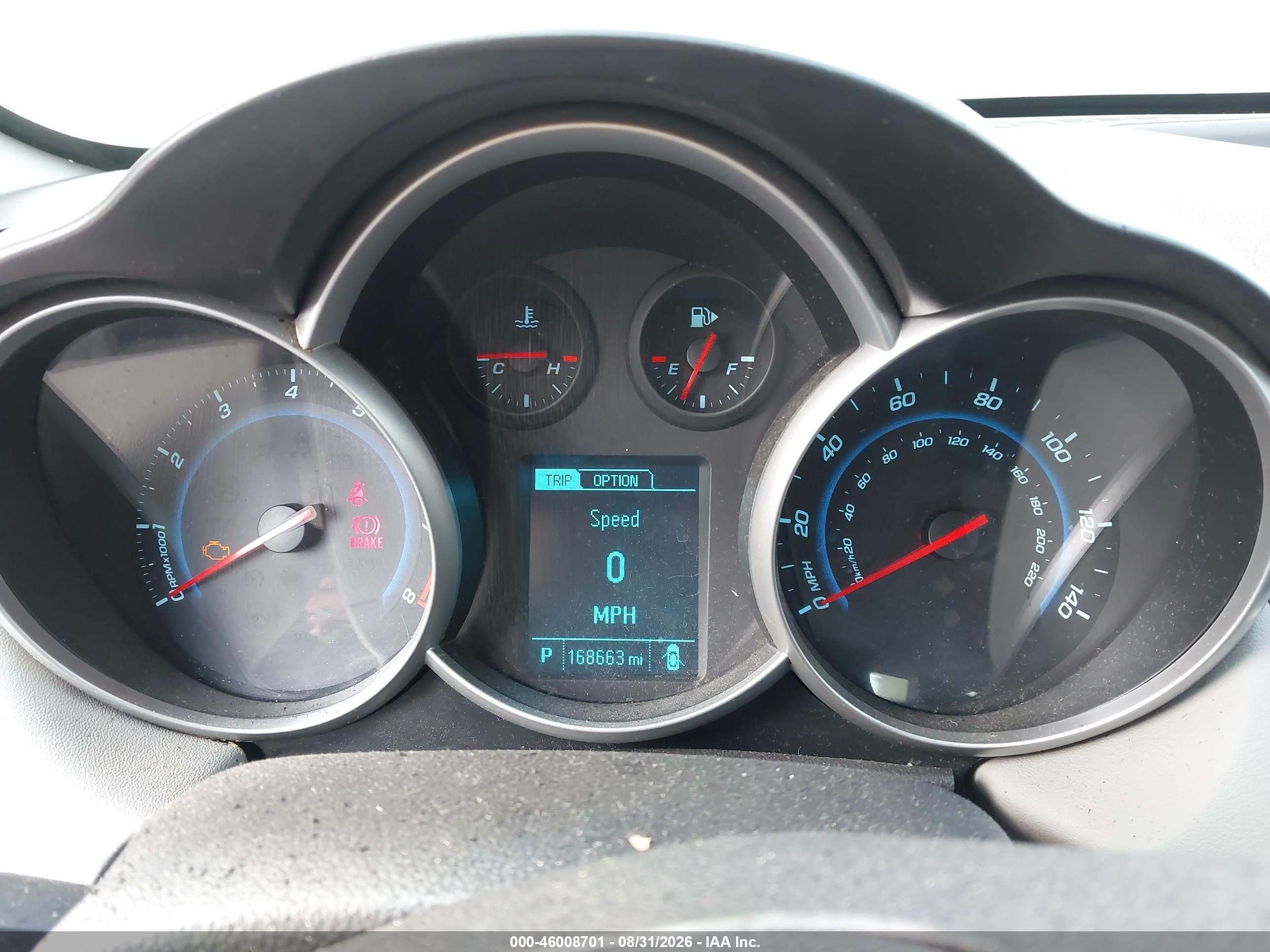2014 Chevrolet Cruze Ls Auto Зеленый vin: 1G1PA5SH0E7346584