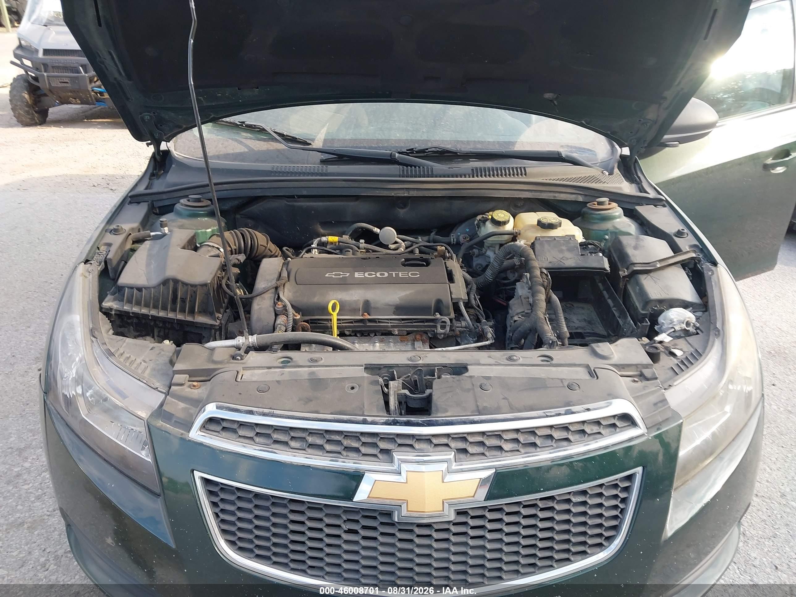 2014 Chevrolet Cruze Ls Auto Зеленый vin: 1G1PA5SH0E7346584