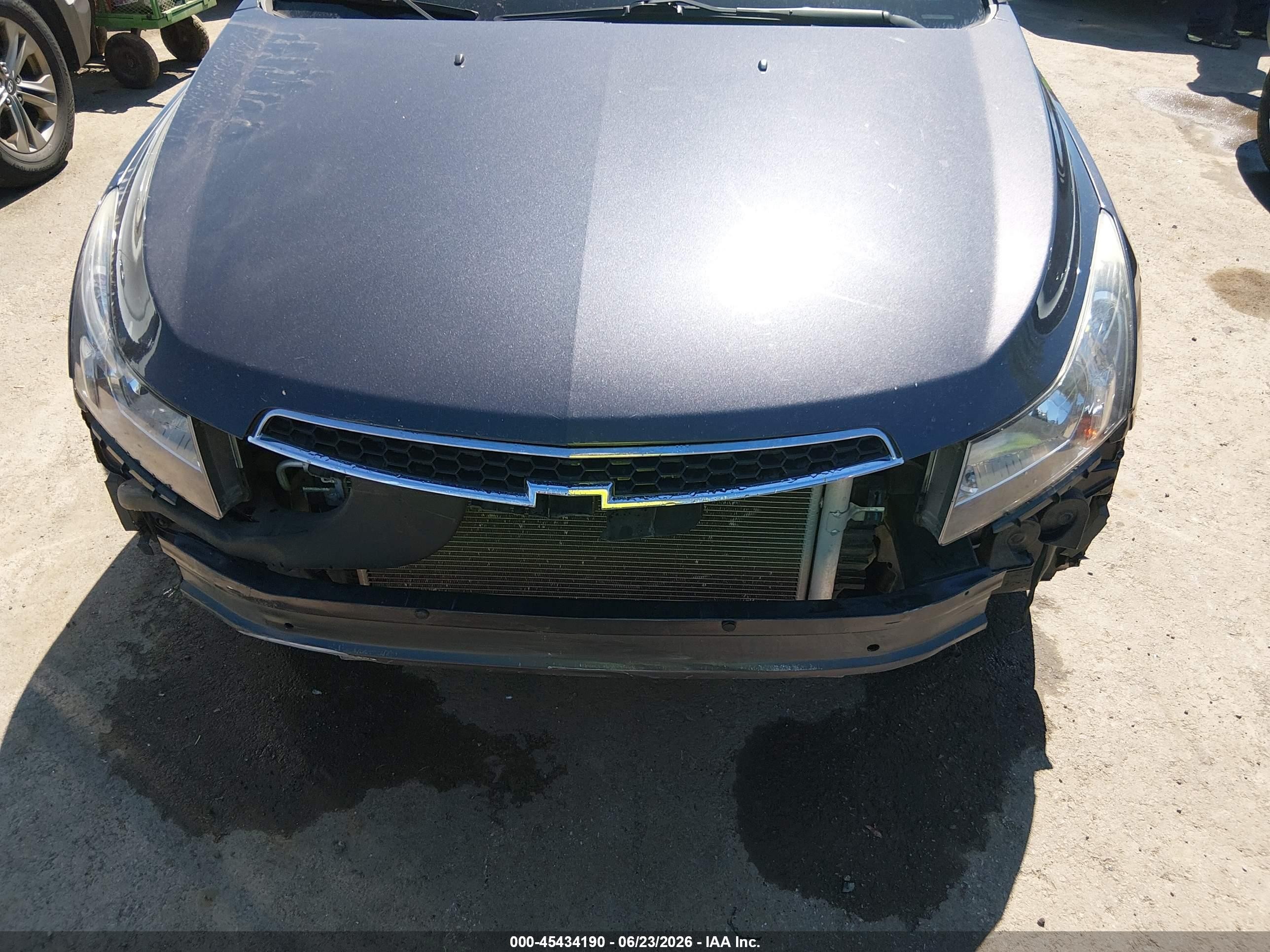 2014 Chevrolet Cruze Ls Auto Gray vin: 1G1PA5SH0E7451349