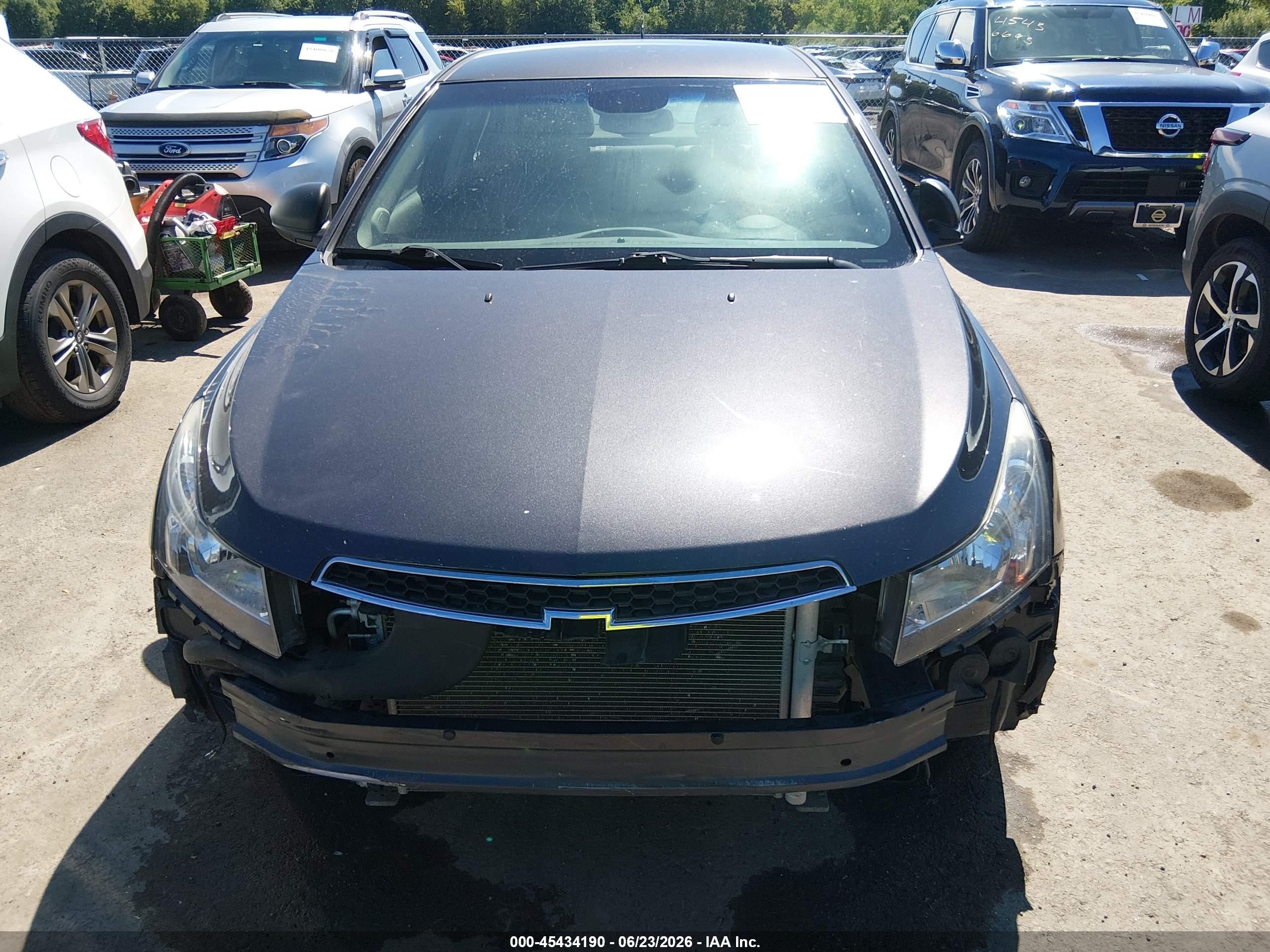 2014 Chevrolet Cruze Ls Auto Gray vin: 1G1PA5SH0E7451349