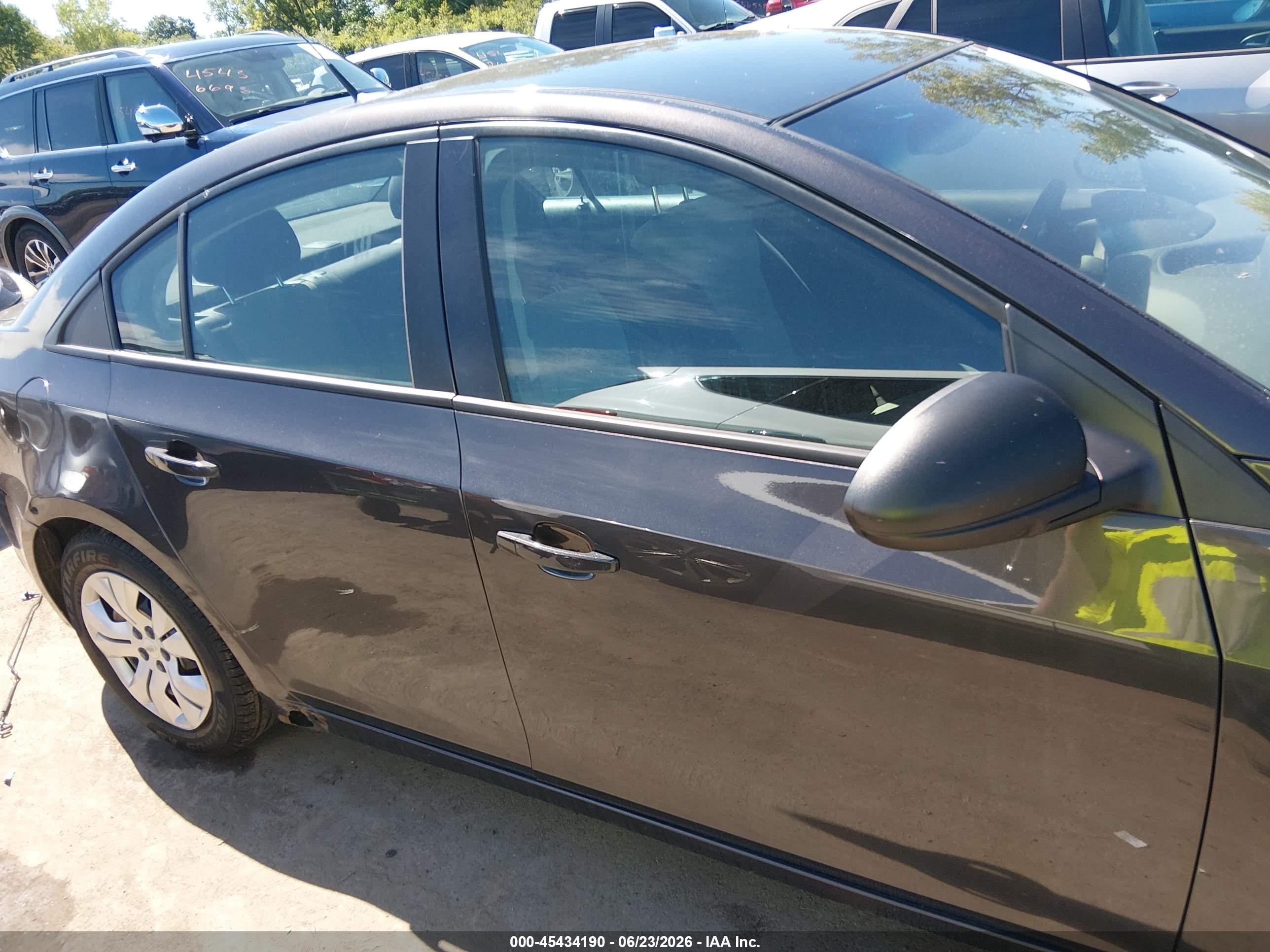 2014 Chevrolet Cruze Ls Auto Gray vin: 1G1PA5SH0E7451349