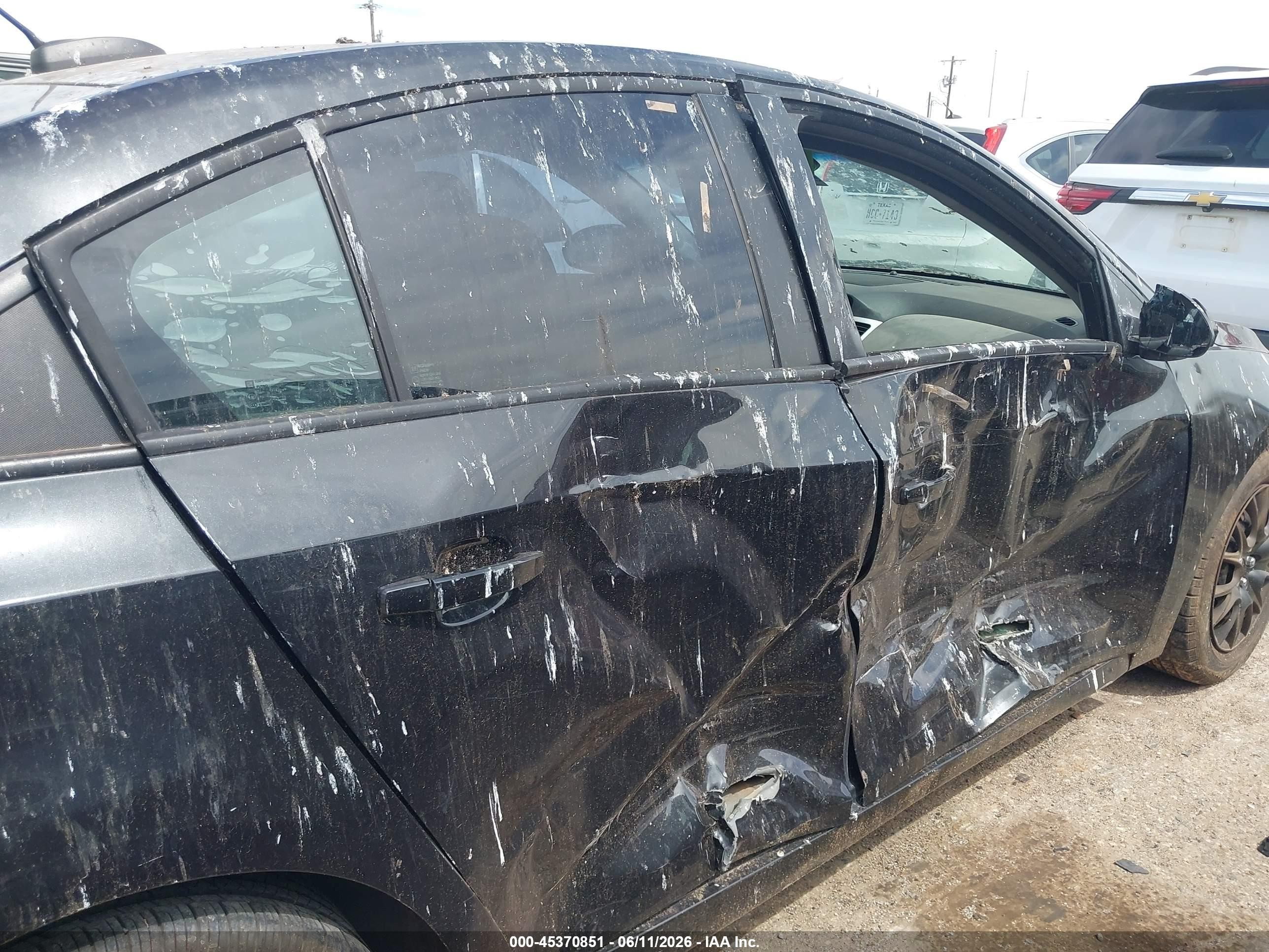 2015 Chevrolet Cruze Ls Auto Black vin: 1G1PA5SH0F7293998