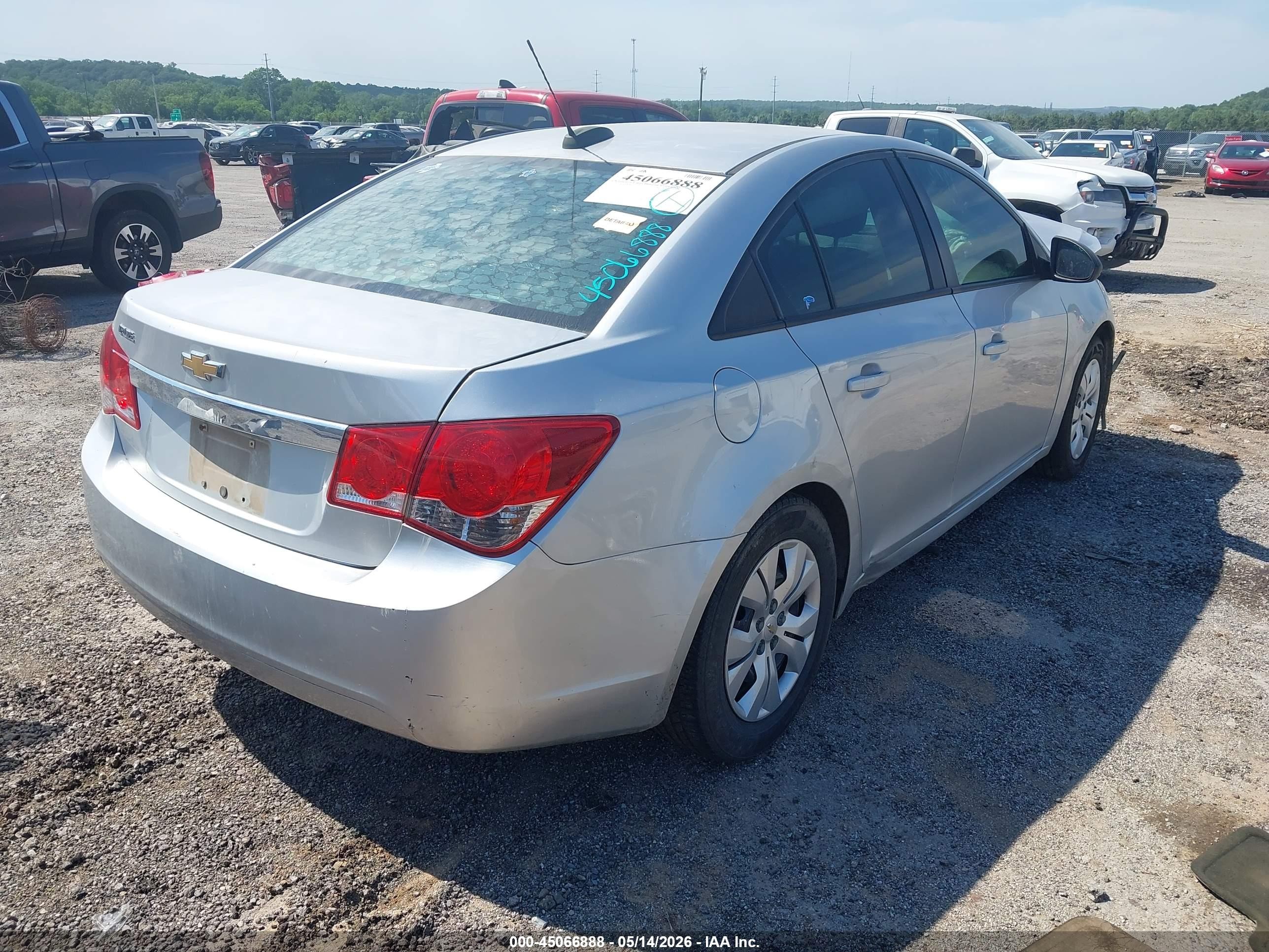 2015 Chevrolet Cruze Ls Auto Silver vin: 1G1PA5SH0F7300223