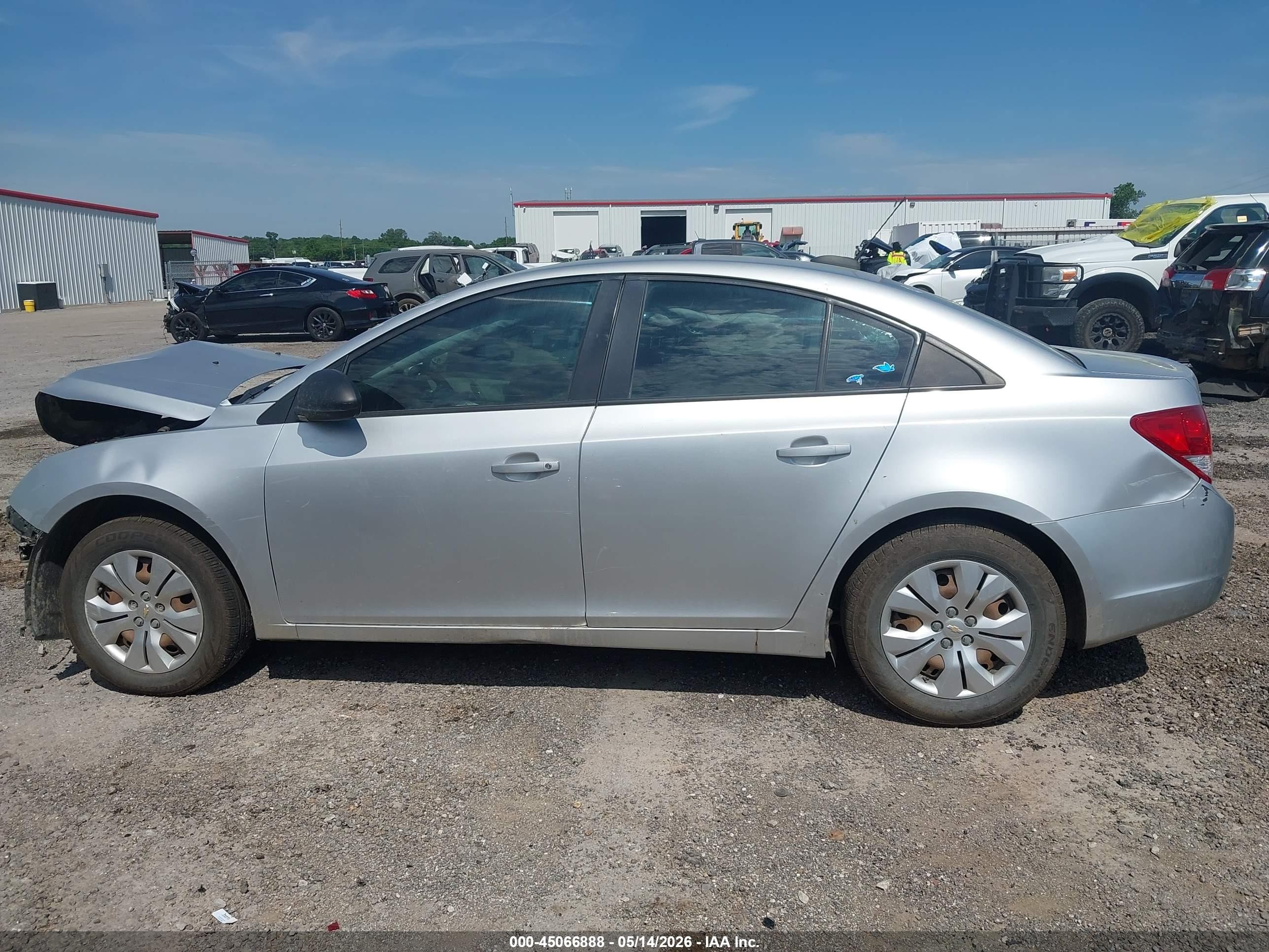 2015 Chevrolet Cruze Ls Auto Silver vin: 1G1PA5SH0F7300223