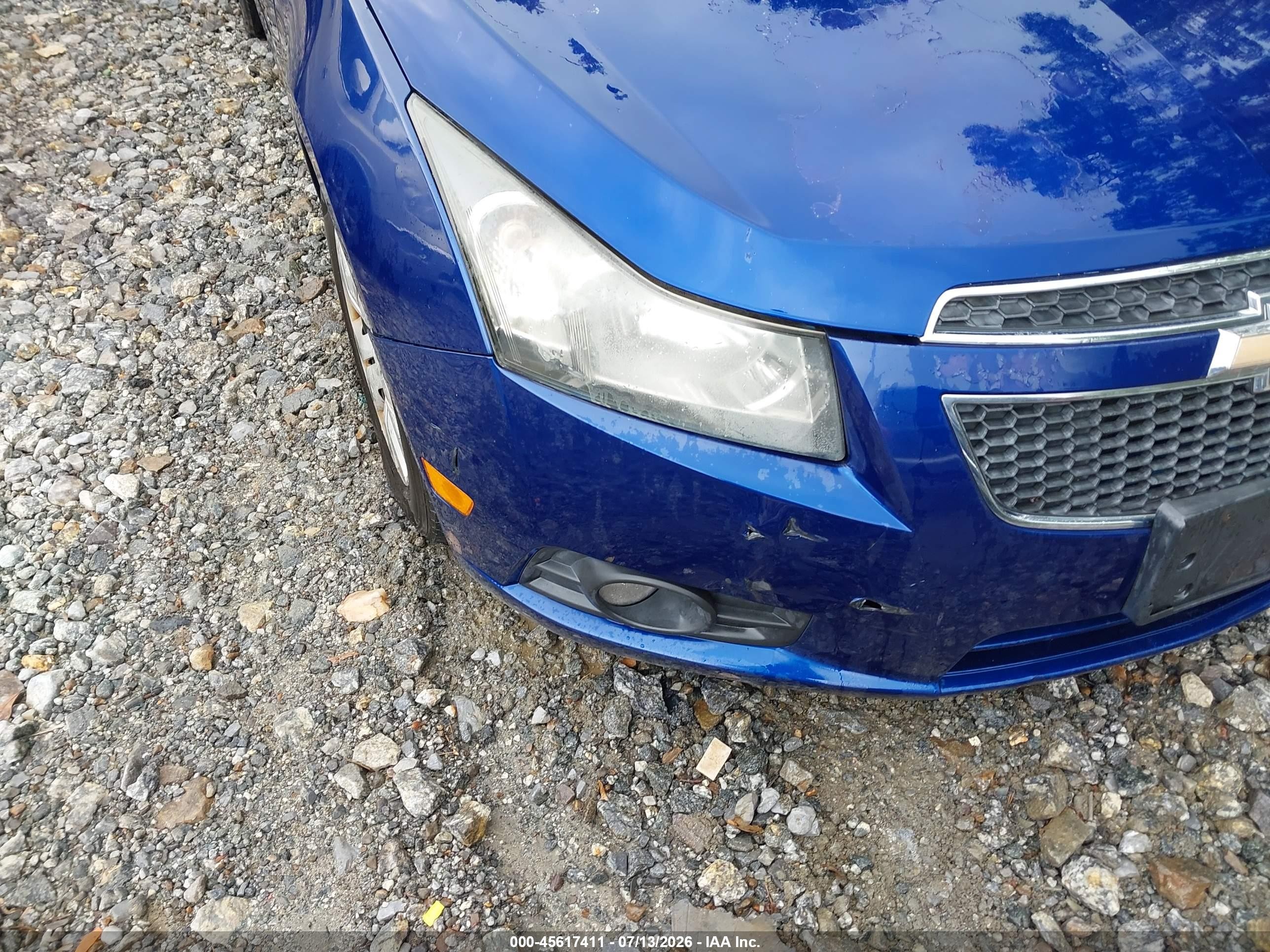 2013 Chevrolet Cruze Ls Auto Blue vin: 1G1PA5SH1D7108371
