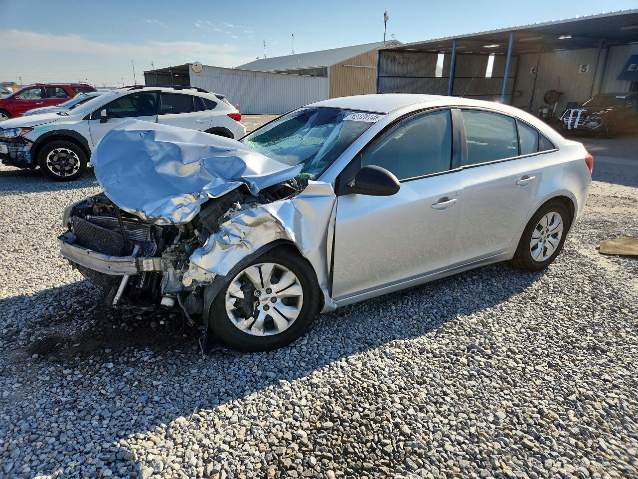 2013 Chevrolet Cruze Ls Silver vin: 1G1PA5SH1D7135683