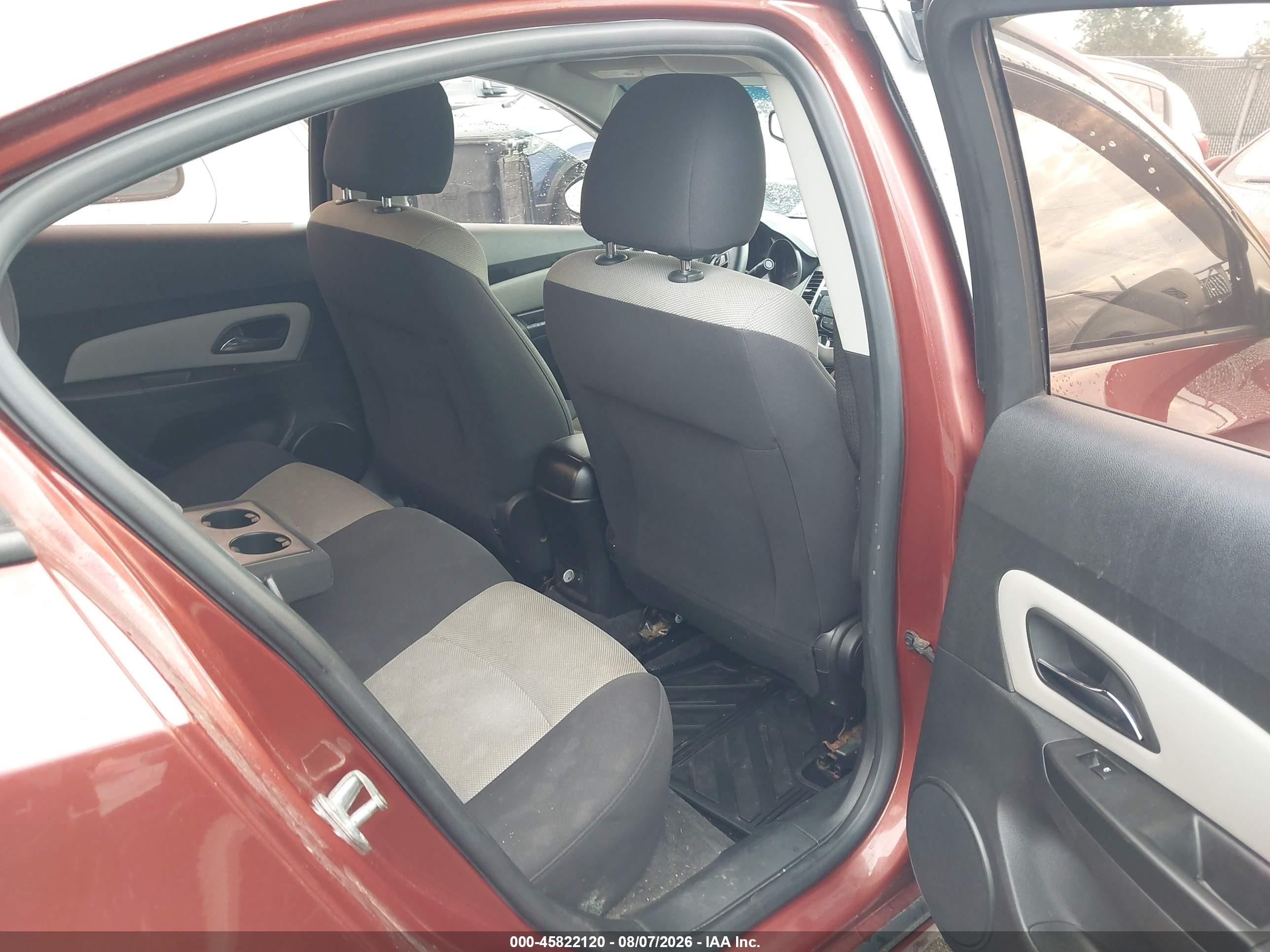 2013 Chevrolet Cruze Ls Auto Orange vin: 1G1PA5SH1D7143556