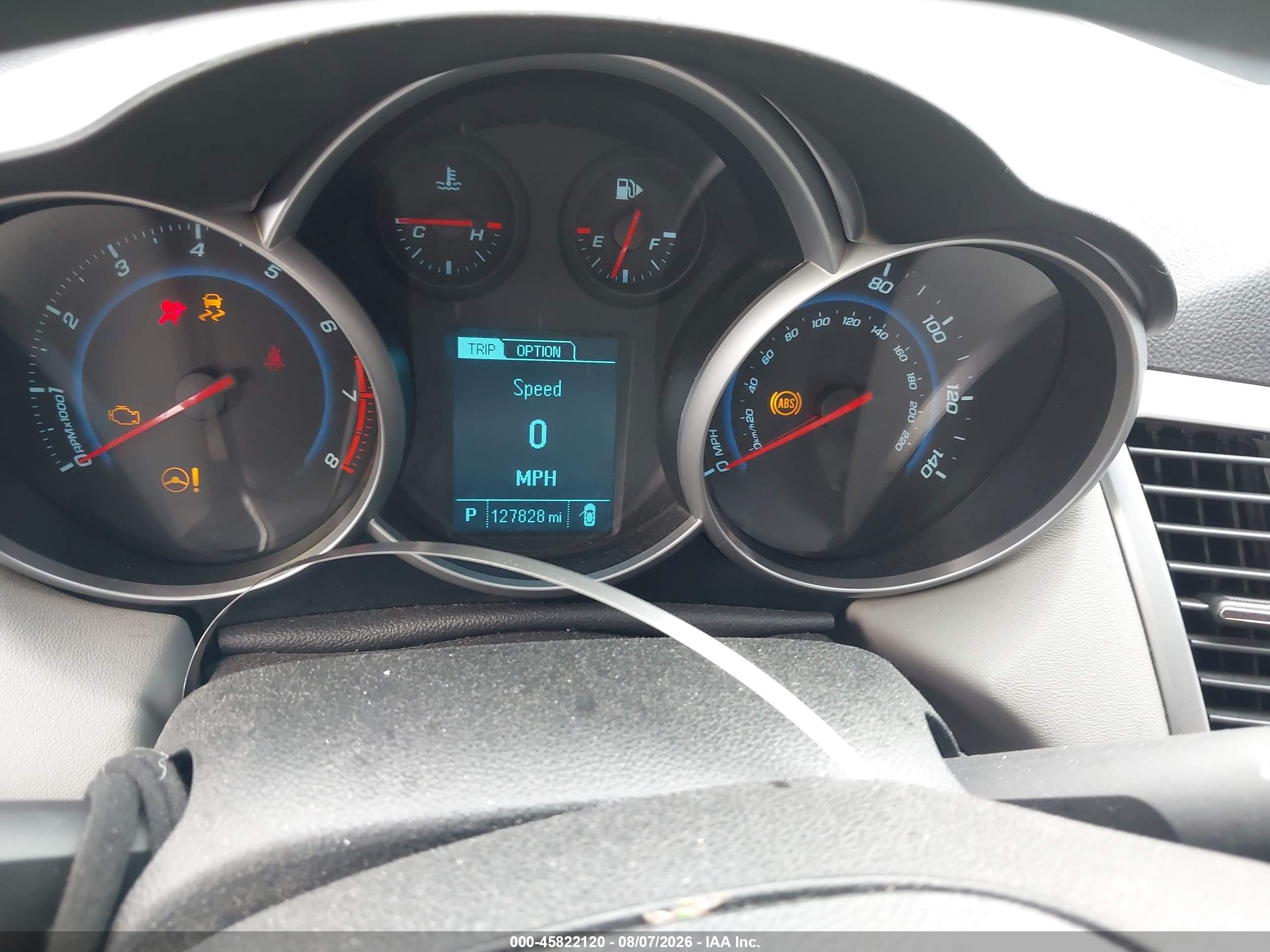 2013 Chevrolet Cruze Ls Auto Orange vin: 1G1PA5SH1D7143556