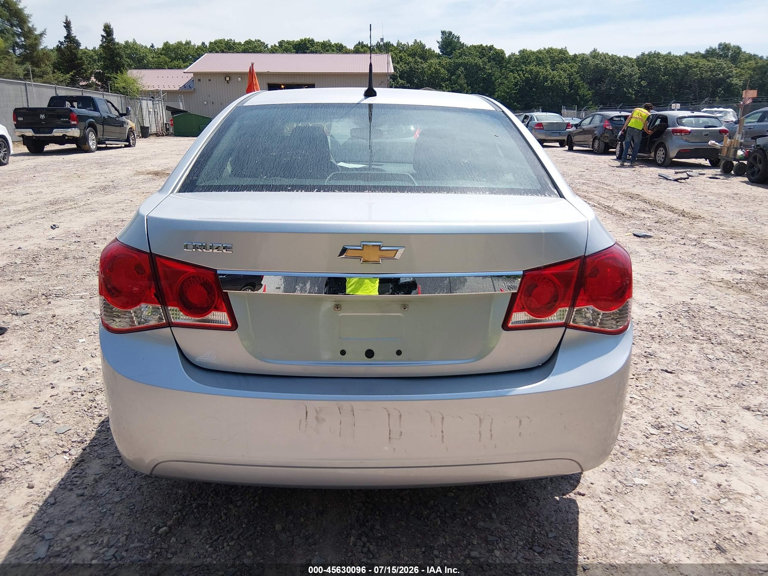 2013 Chevrolet Cruze Ls Auto Silver vin: 1G1PA5SH1D7160079