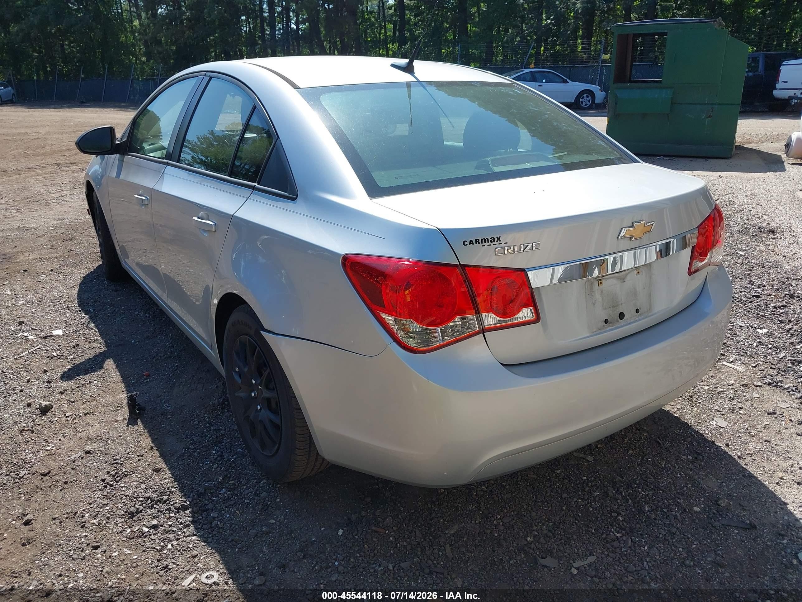2013 Chevrolet Cruze Ls Auto Silver vin: 1G1PA5SH1D7263373