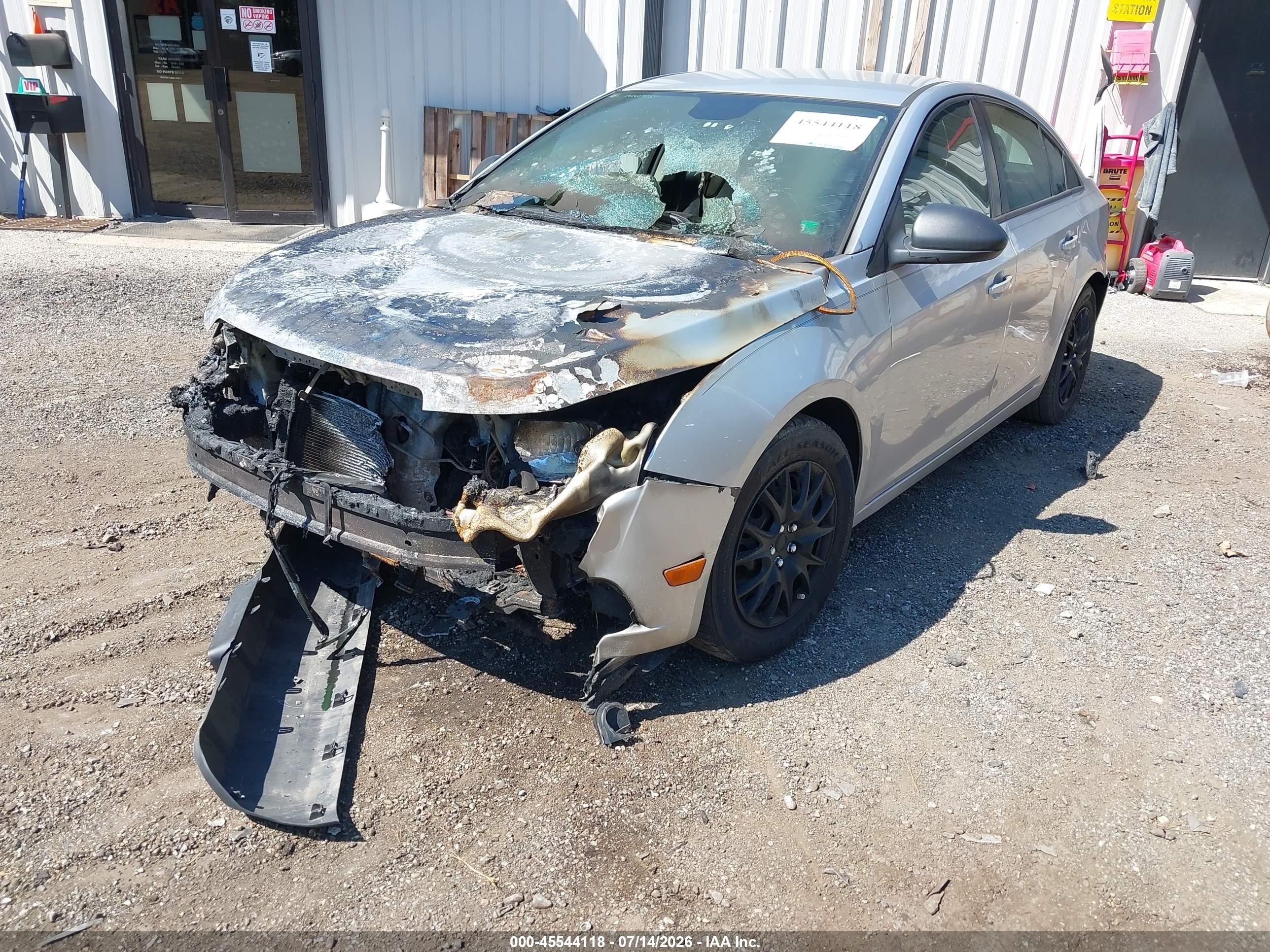 2013 Chevrolet Cruze Ls Auto Silver vin: 1G1PA5SH1D7263373