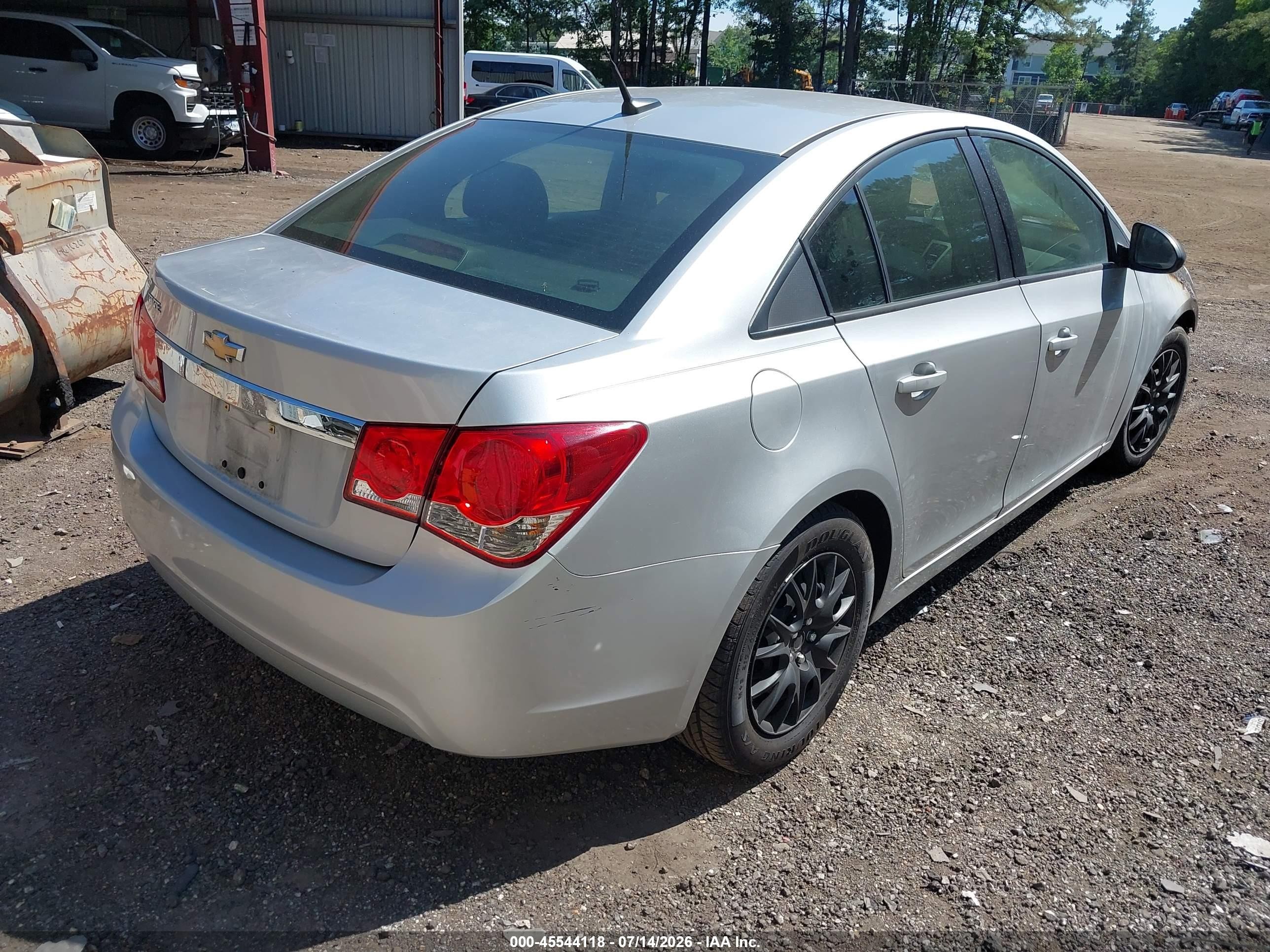 2013 Chevrolet Cruze Ls Auto Silver vin: 1G1PA5SH1D7263373