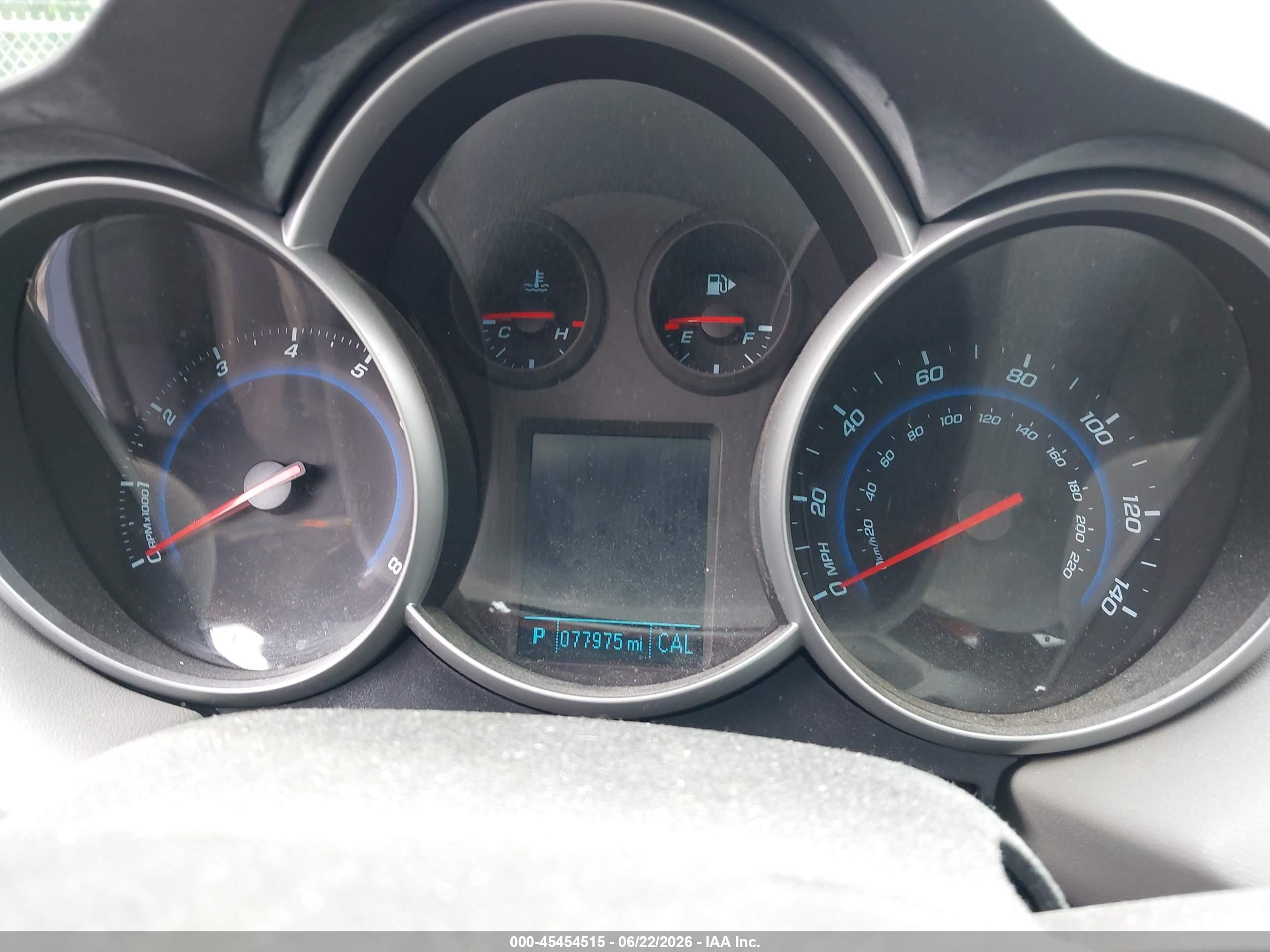 2013 Chevrolet Cruze Ls Auto Blue vin: 1G1PA5SH1D7281064