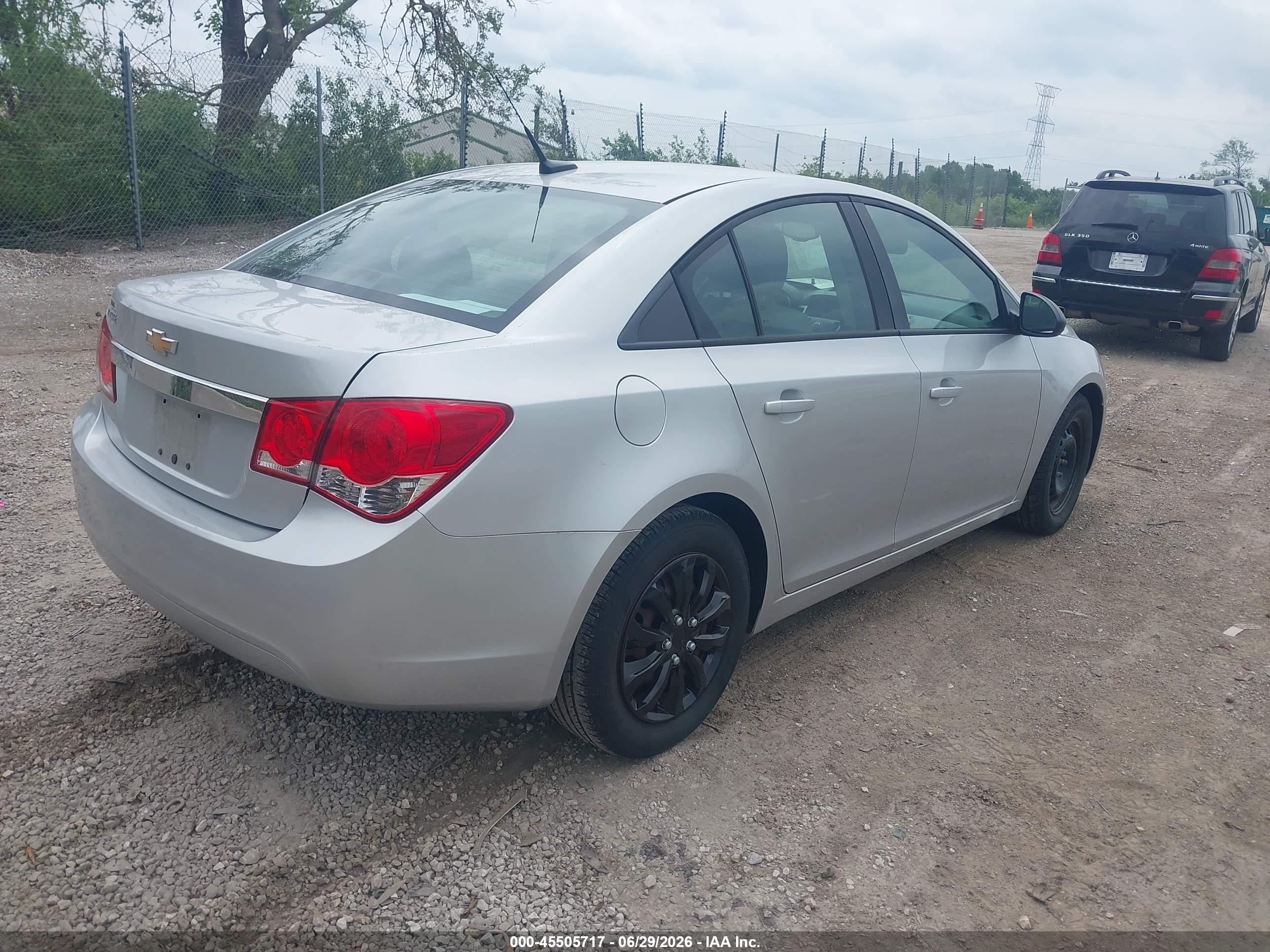 2013 Chevrolet Cruze Ls Auto Silver vin: 1G1PA5SH1D7289066