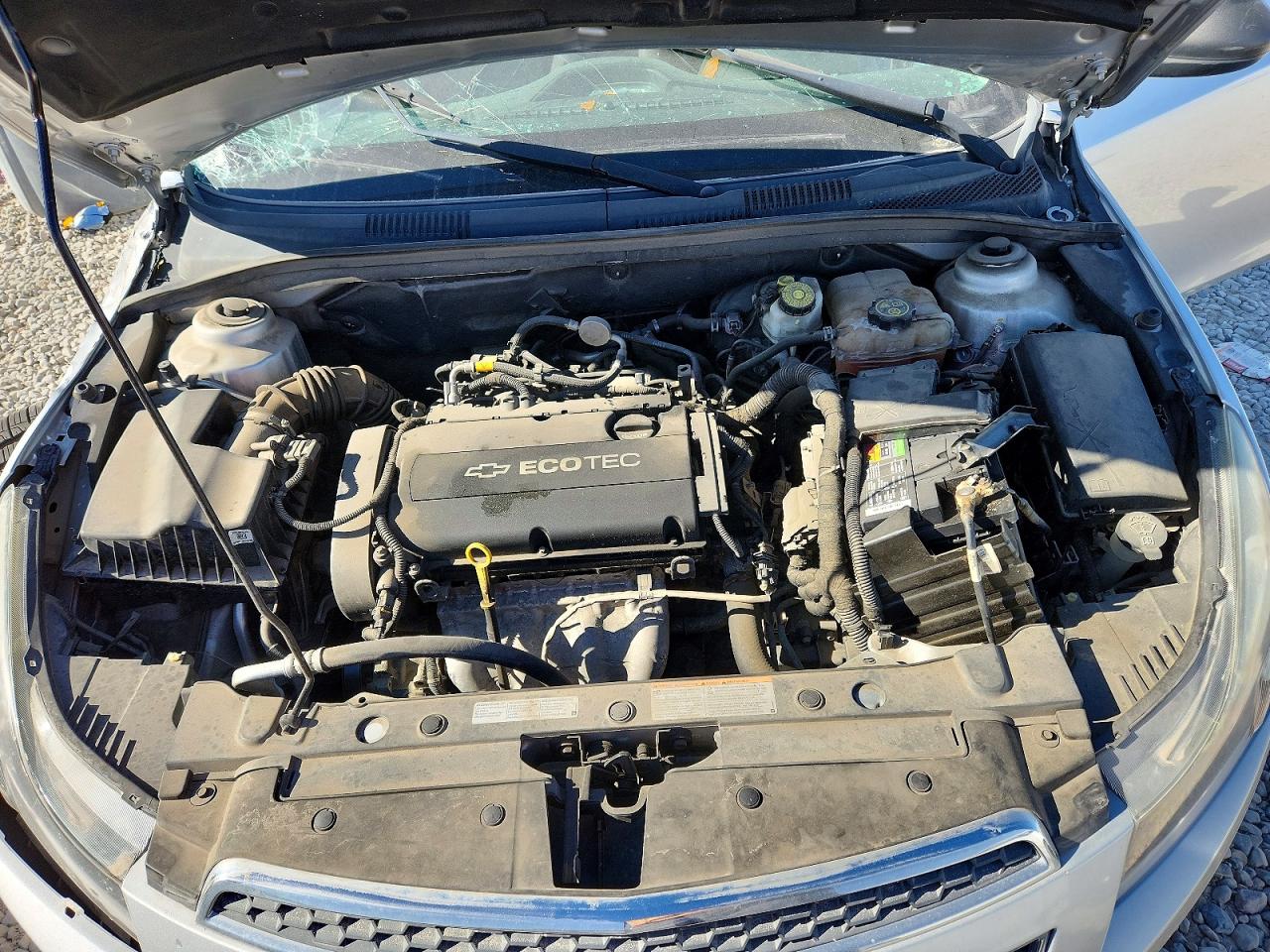 2014 Chevrolet Cruze Ls Silver vin: 1G1PA5SH1E7170984