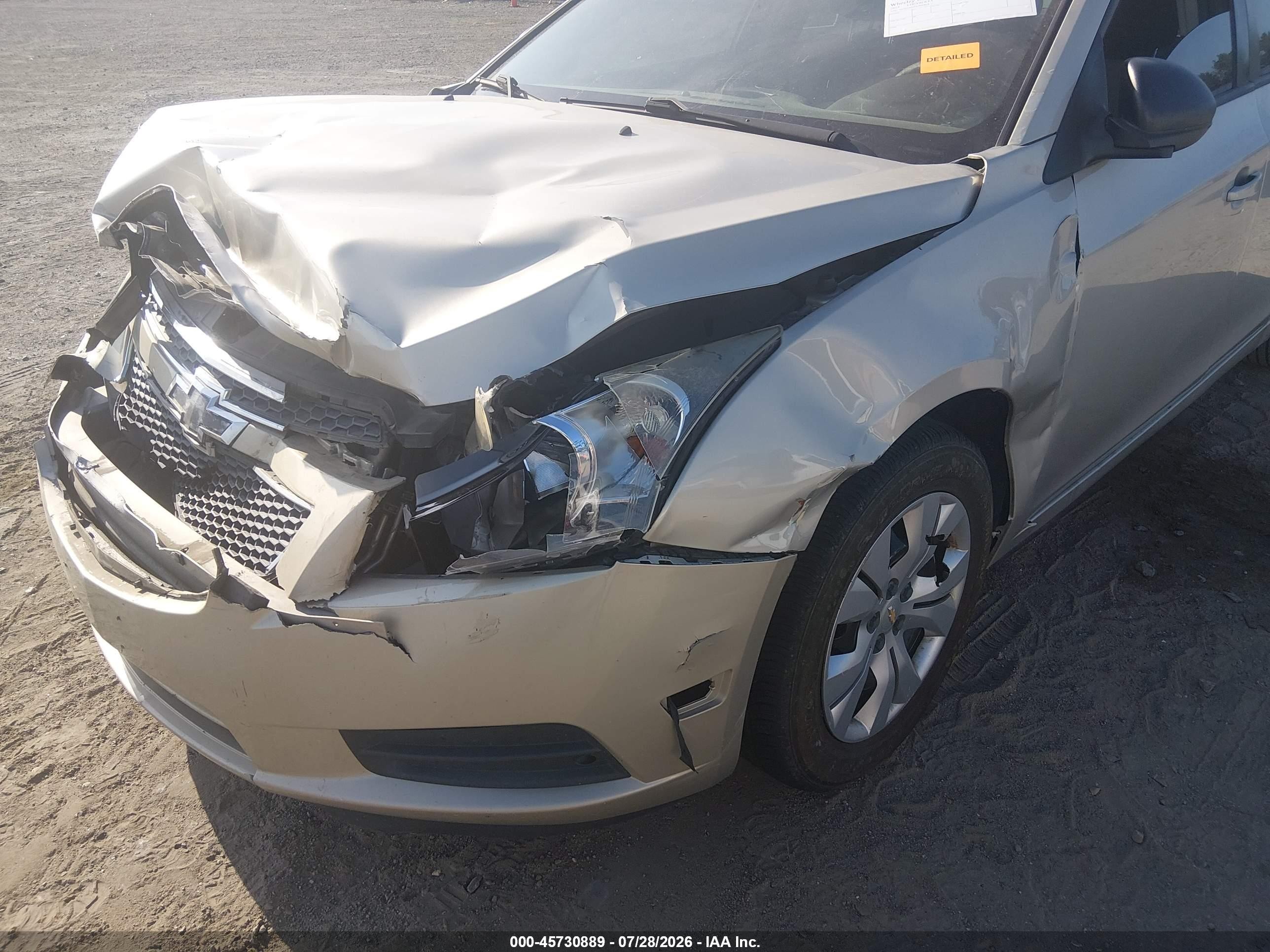 2014 Chevrolet Cruze Ls Auto Gold vin: 1G1PA5SH1E7180818