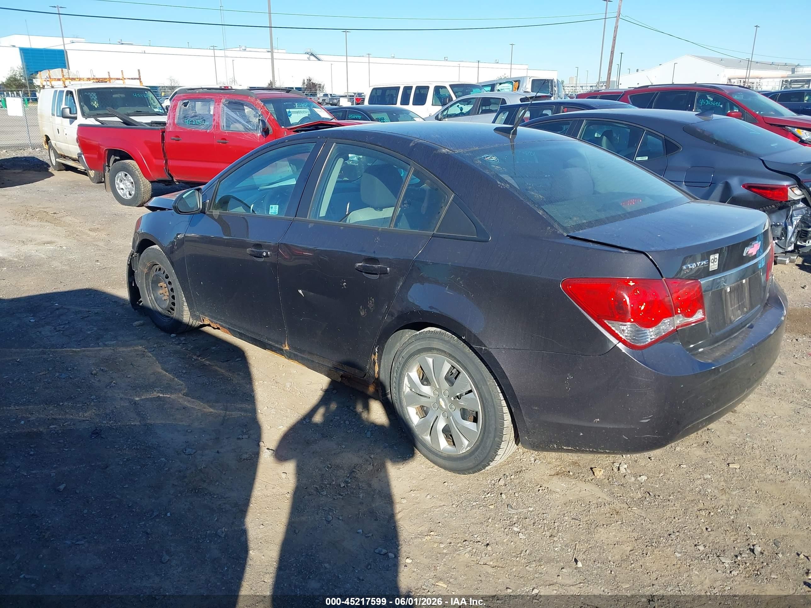 2014 Chevrolet Cruze Ls Auto Black vin: 1G1PA5SH1E7207676